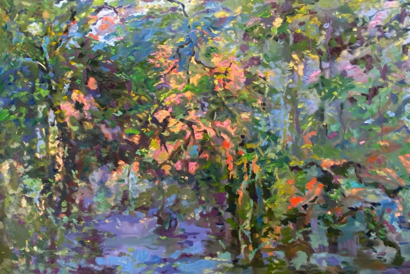 oil on masonite 
30&rdquo;x40&rdquo; #oilpainting #landscape #landscapepainting #imagination #dream #light #hope #create