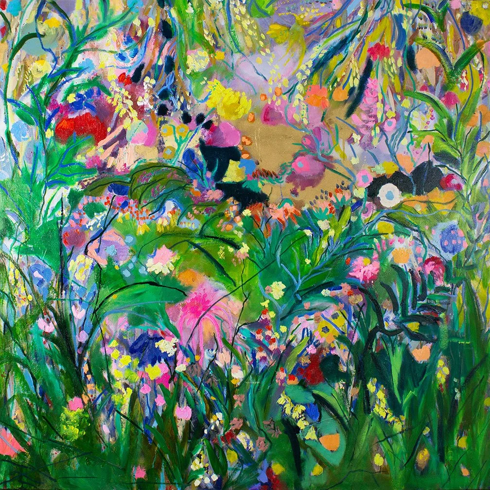 What We Were, 48” x 48”, oil on wood panel