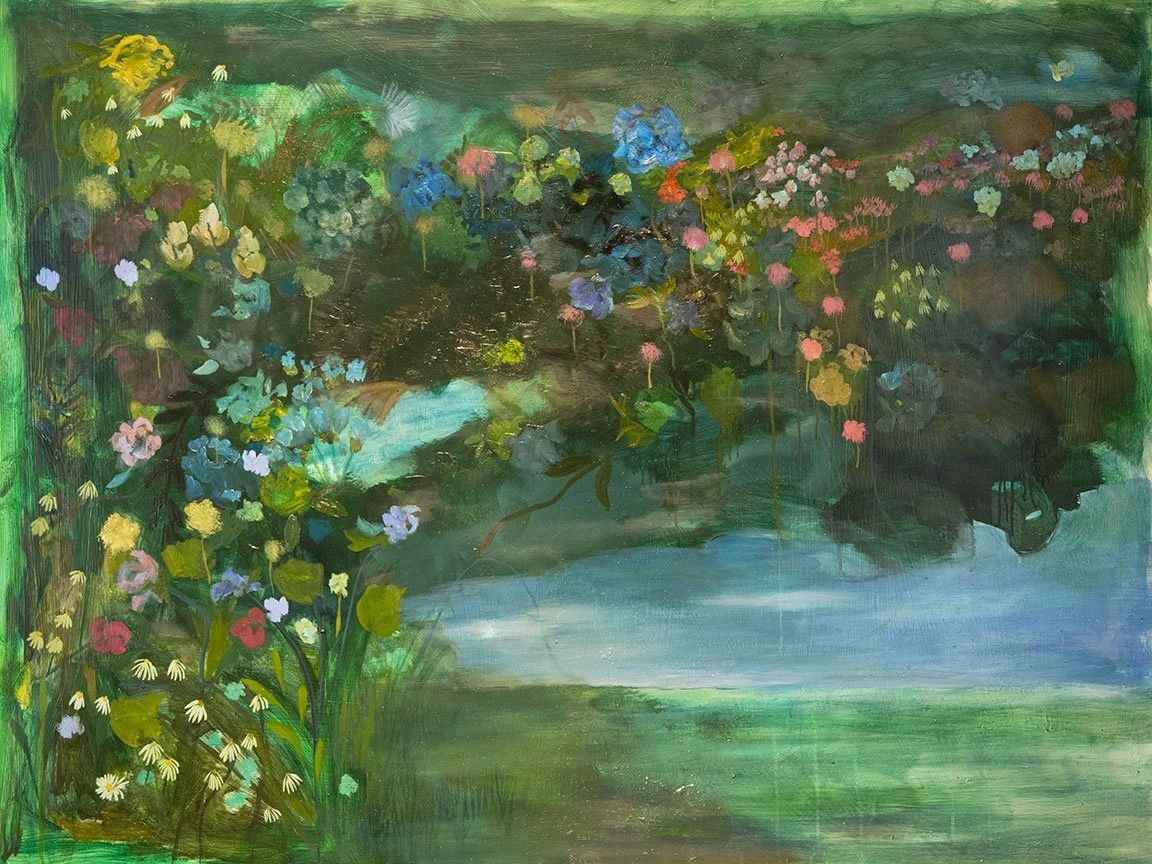 I Sensed You Leaving, 36" x 48", oil on masonite