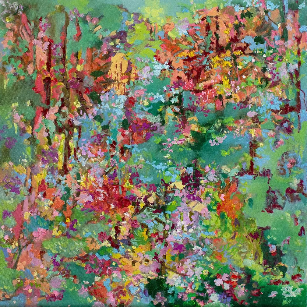 I'm Not Waiting, 20" x 20", oil on canvas