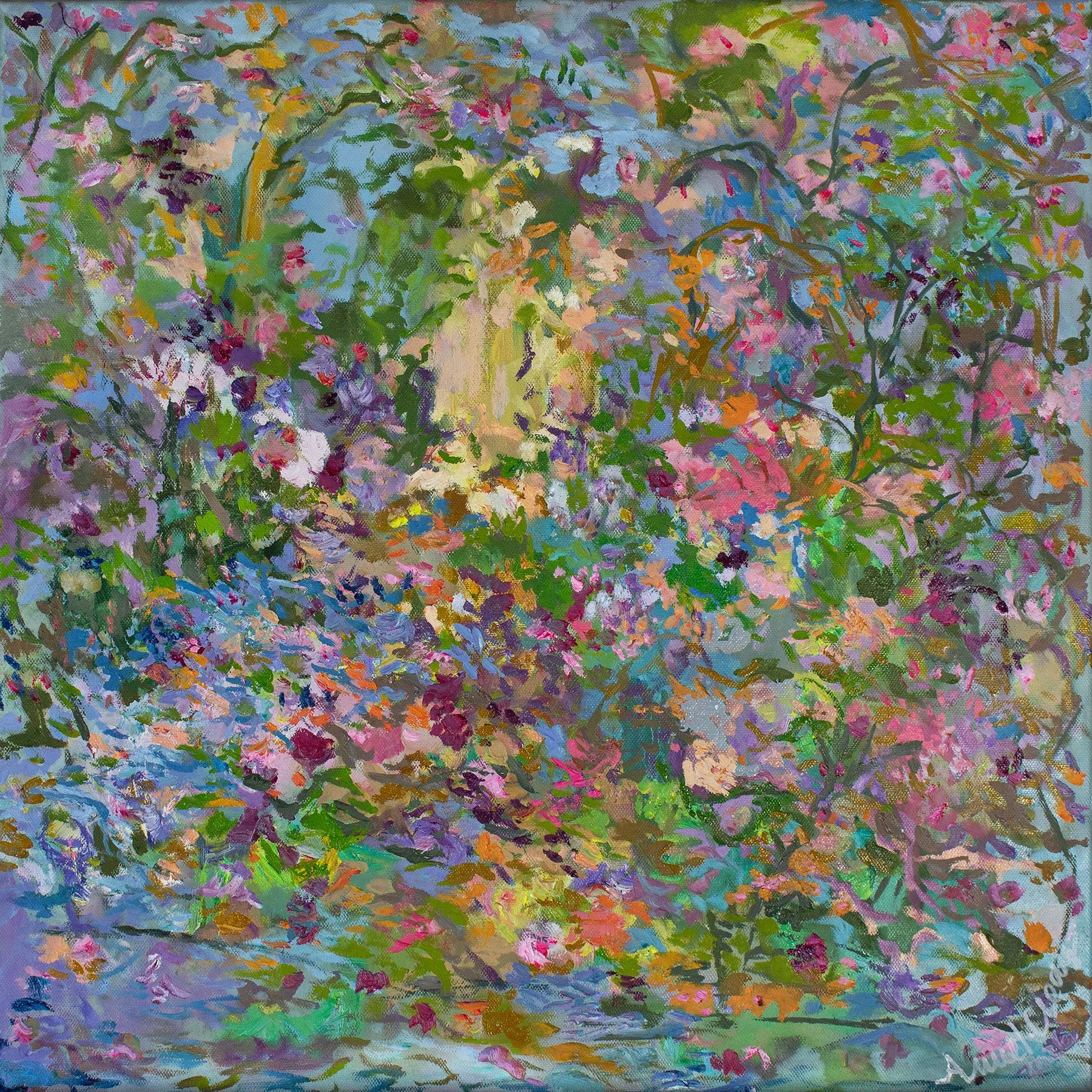 The Way Out, 20" x 20", oil on canvas