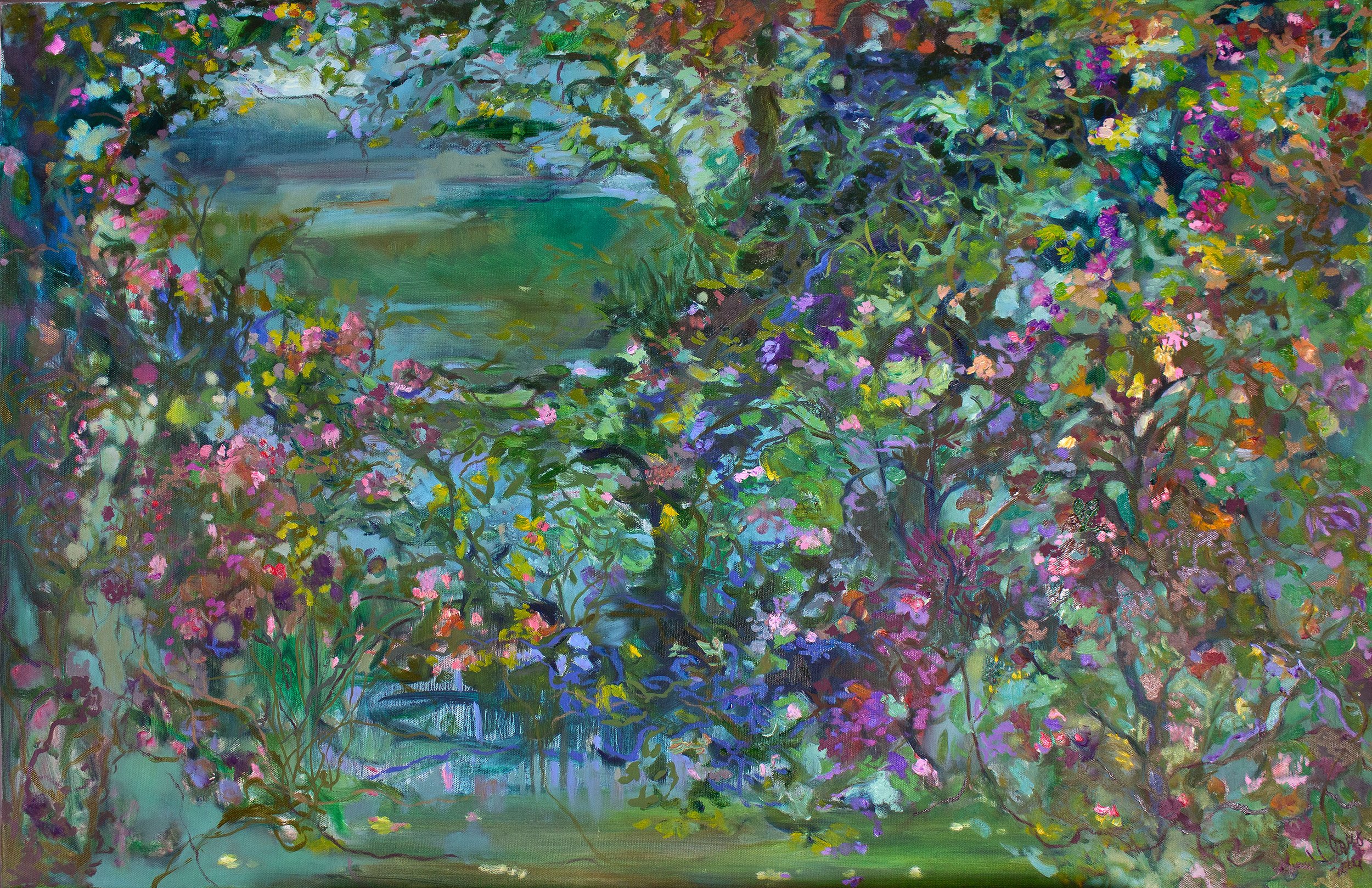 When I See You Again, 24" x 36", oil on canvas
