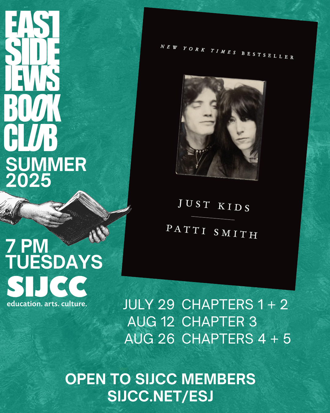 ESJ Book Club: Just Kids by Patti Smith