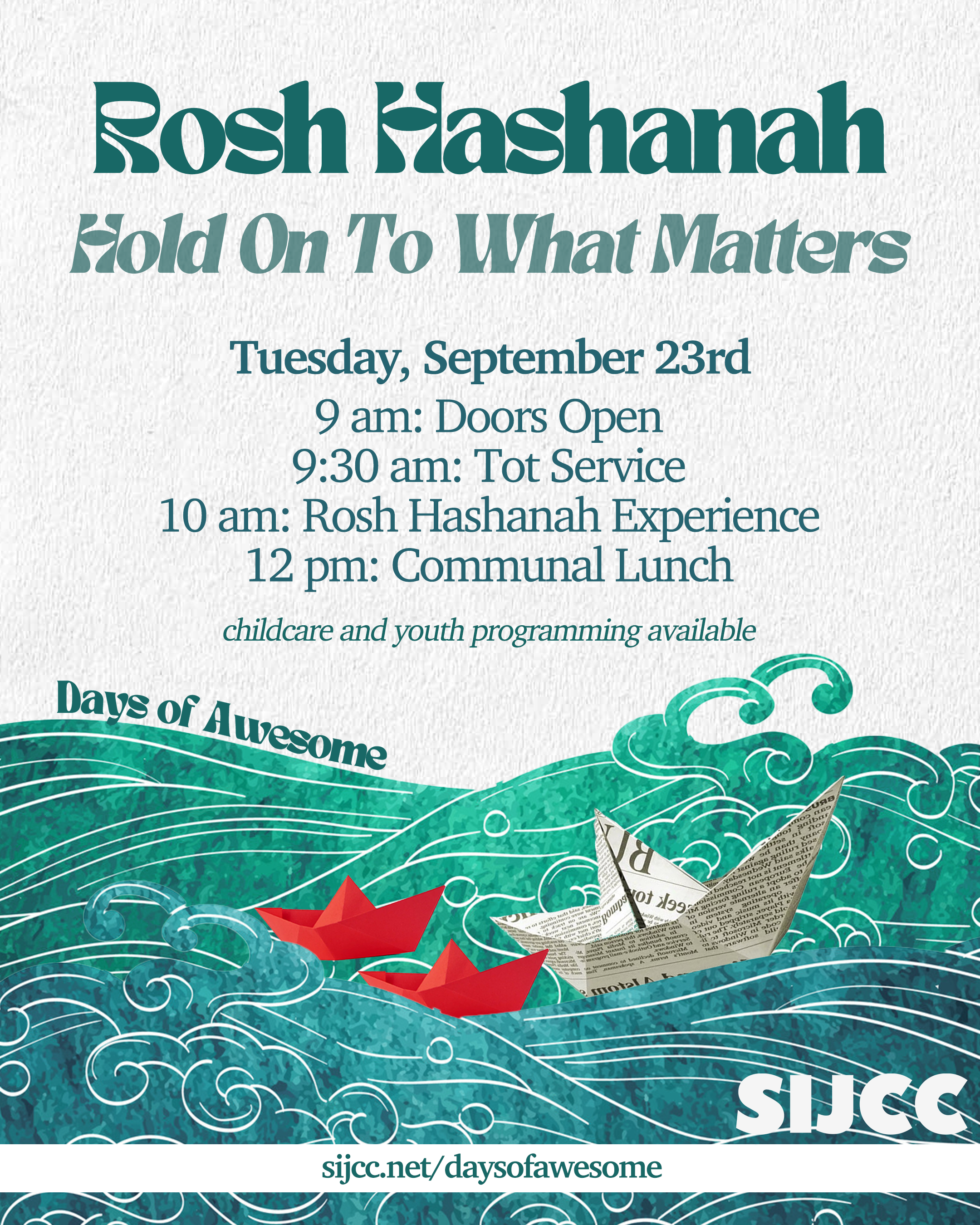 Rosh Hashanah: Hold On To What Matters