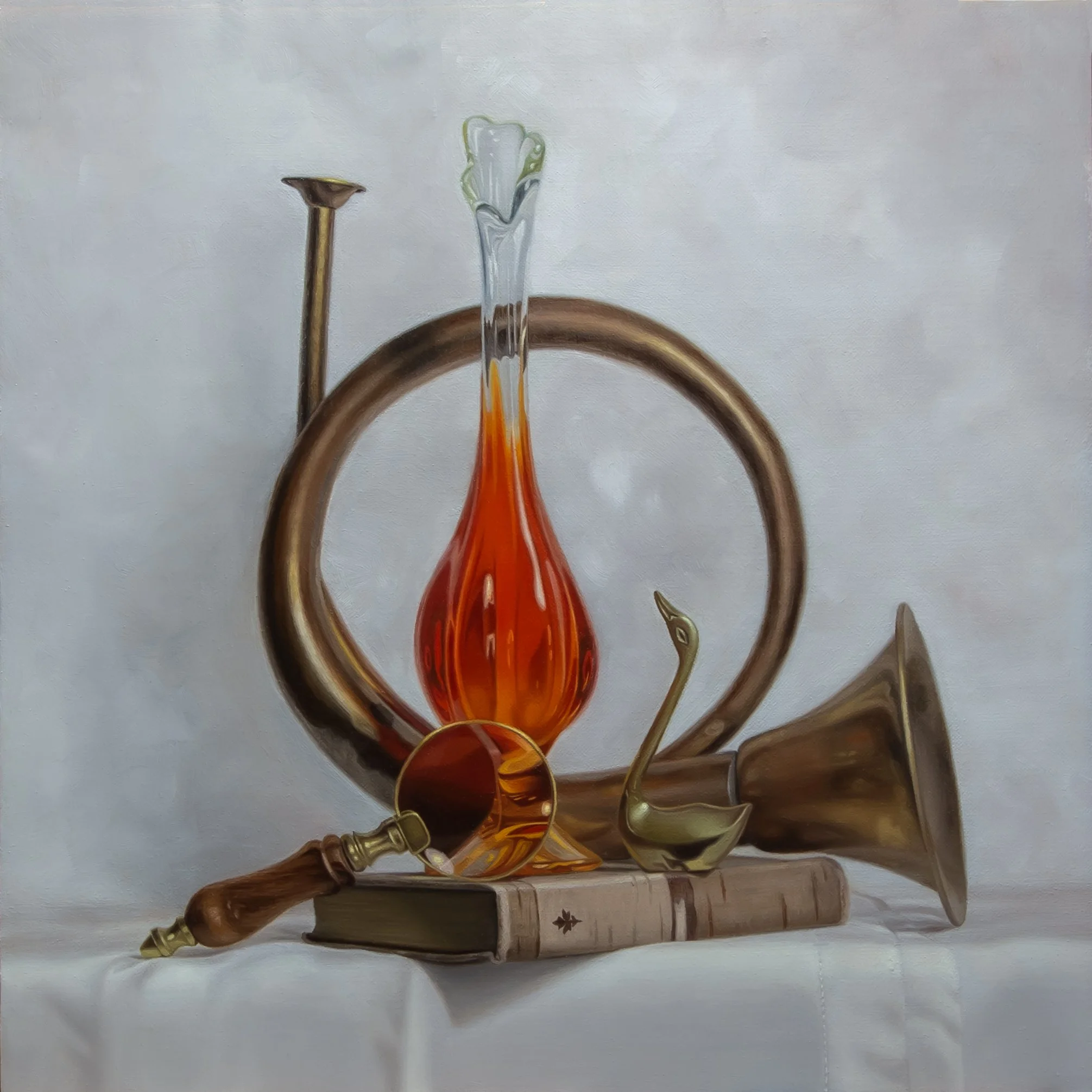 Notes of Orange 12x12 Oil