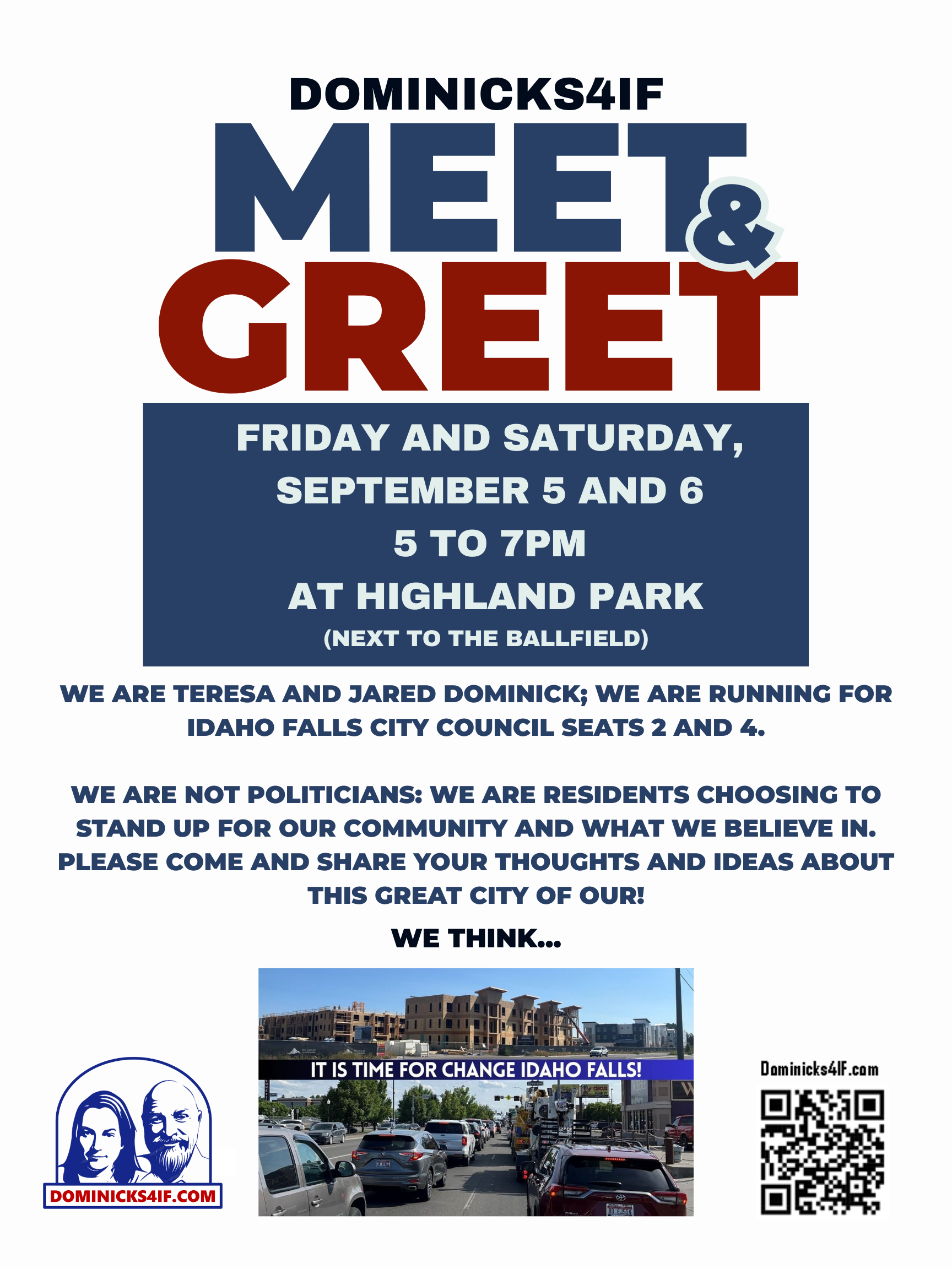 Meet and greet at highland park before the baseball game