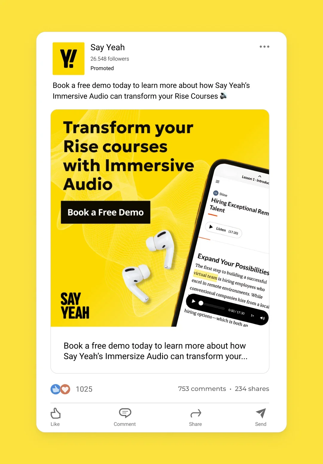 Say yeah Ad Mockup.webp