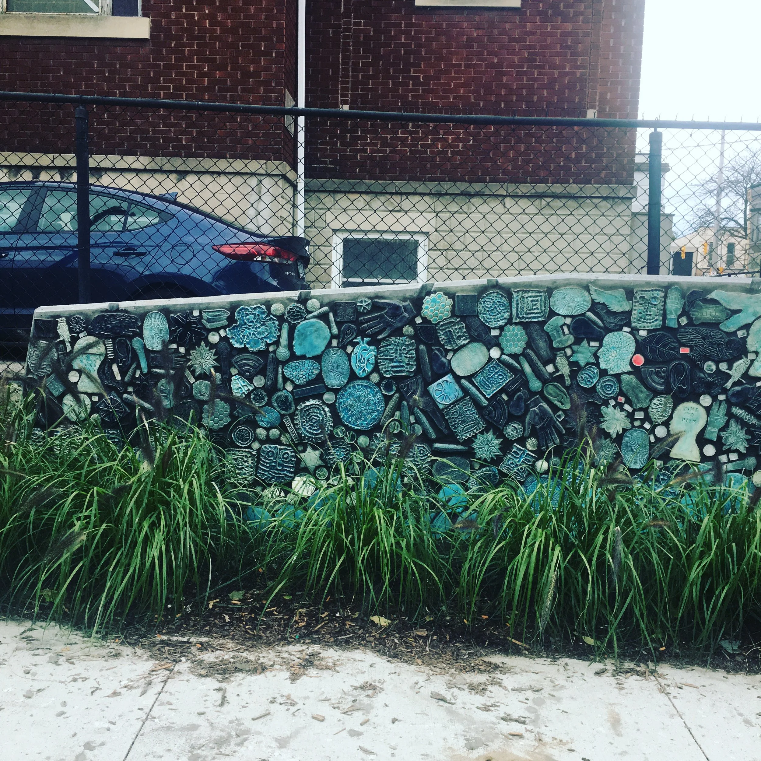 Old East Village - Parking Lot Wayfinder Murals