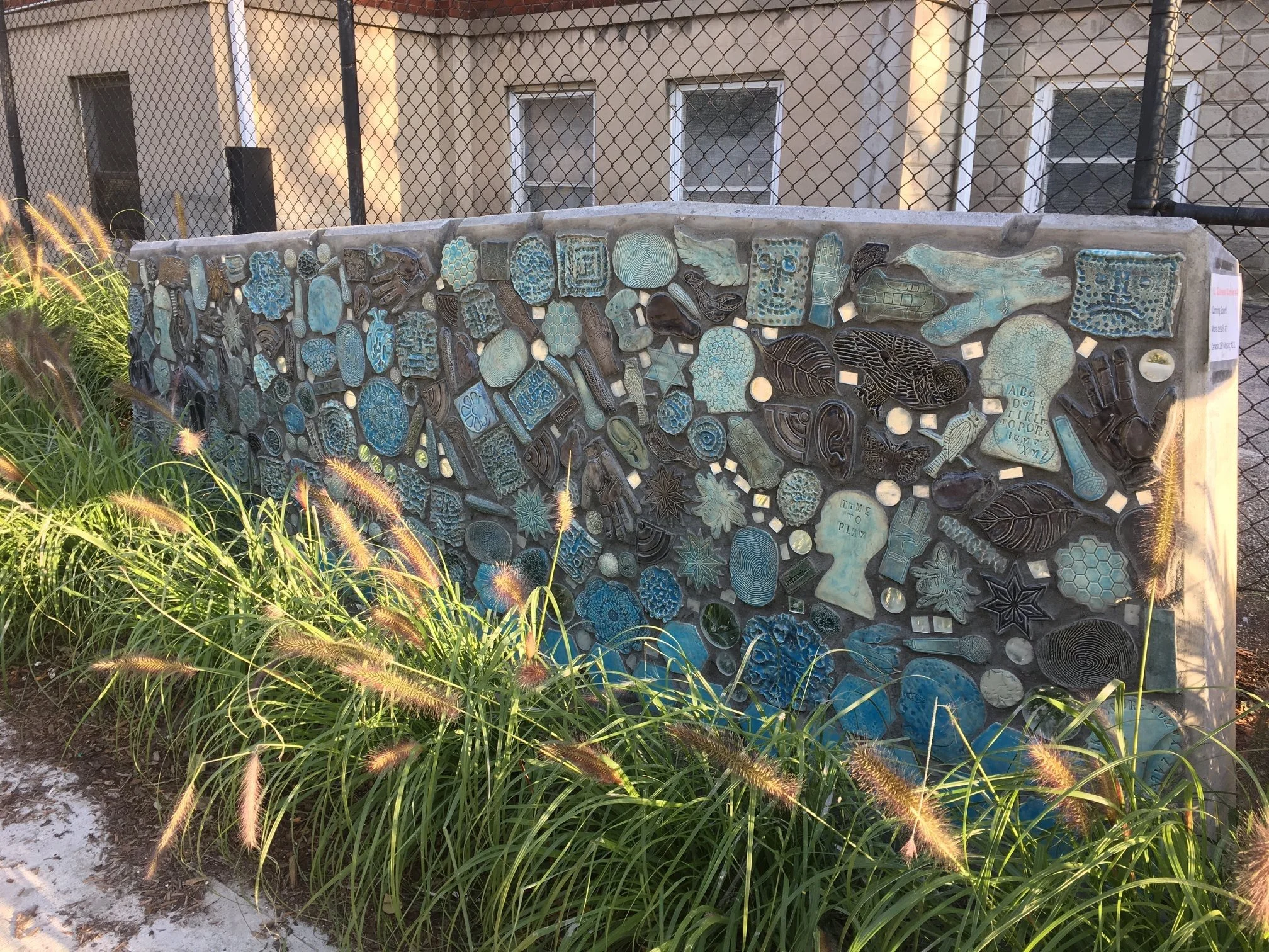 Old East Village - Parking Lot Wayfinder Murals