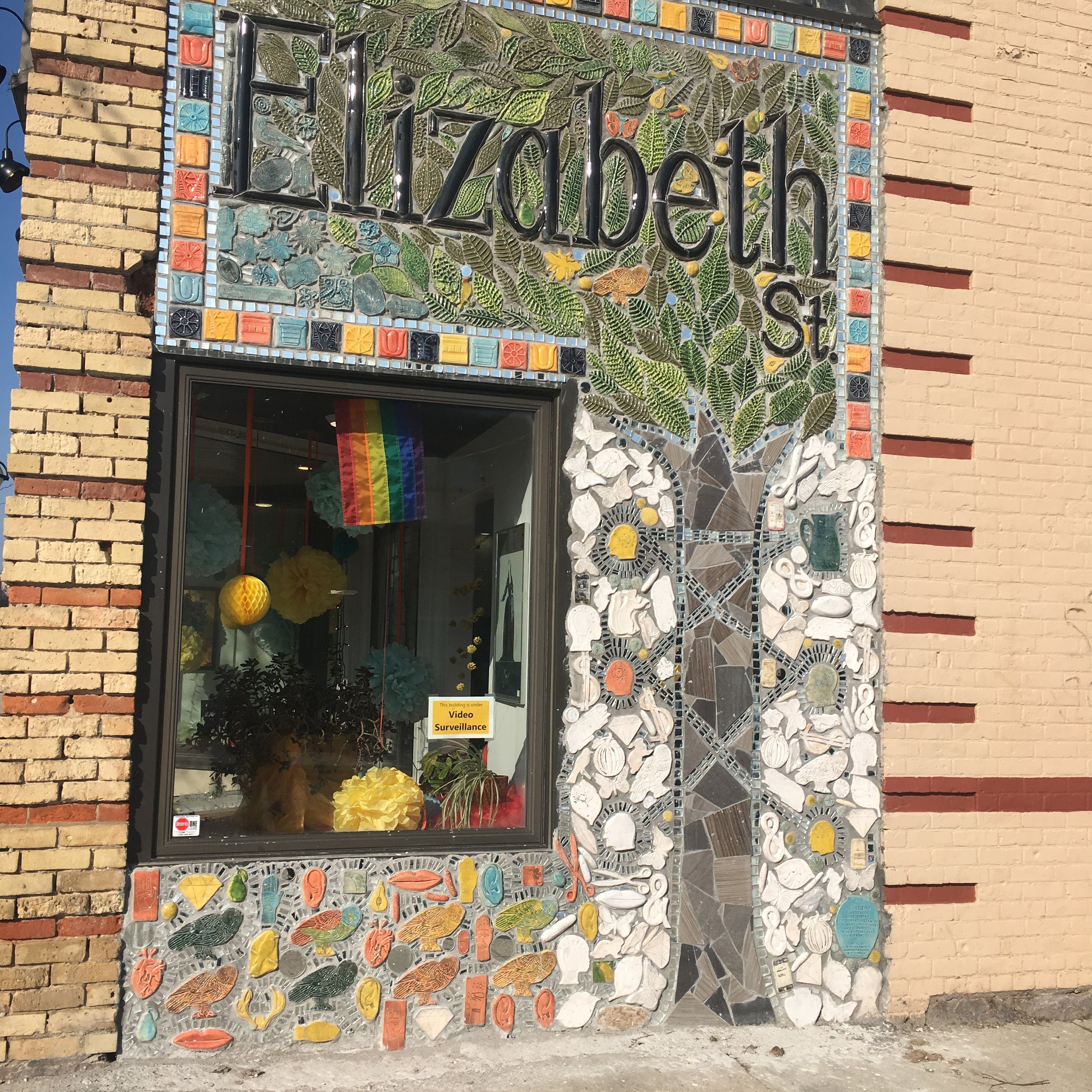 Elizabeth Street Wayfinding Mural