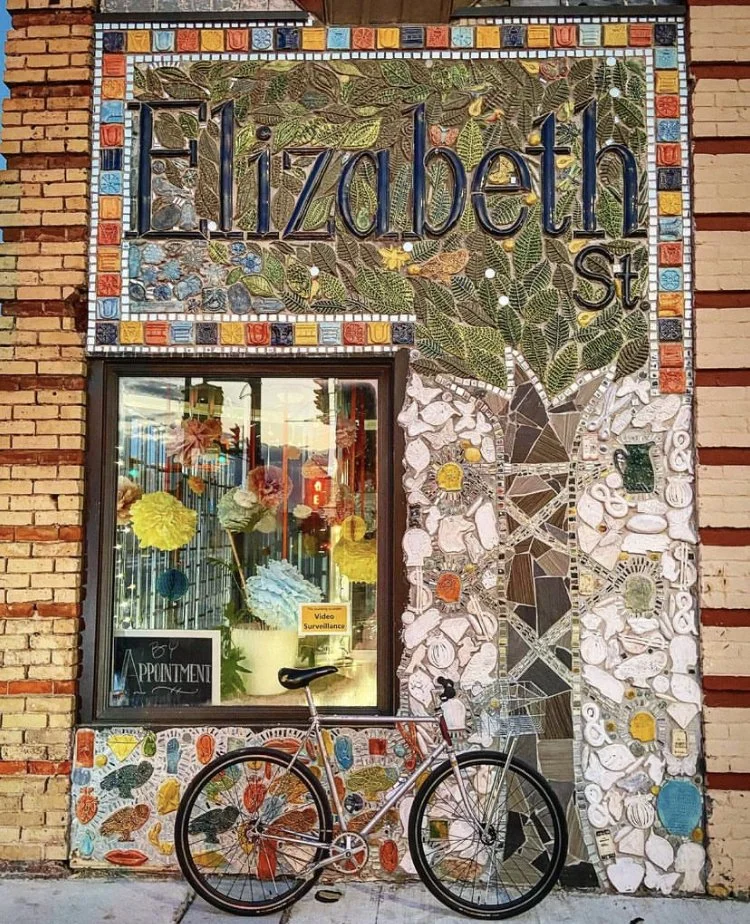 Elizabeth Street Wayfinding Mural