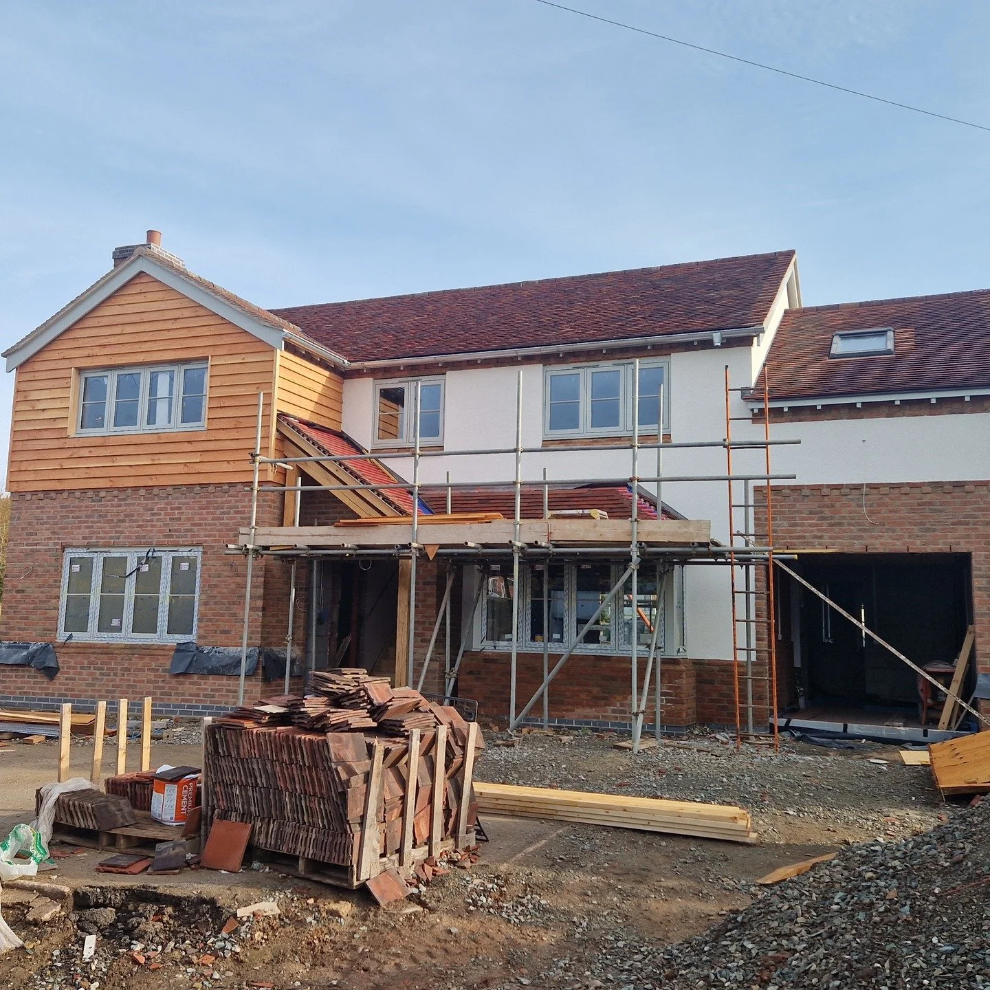 The transformation continues!

The original house is now completely unrecognisable, and this stunning extension and renovation fits perfectly into its surroundings.

We&rsquo;re so pleased with how this project is progressing &mdash; exactly as we en