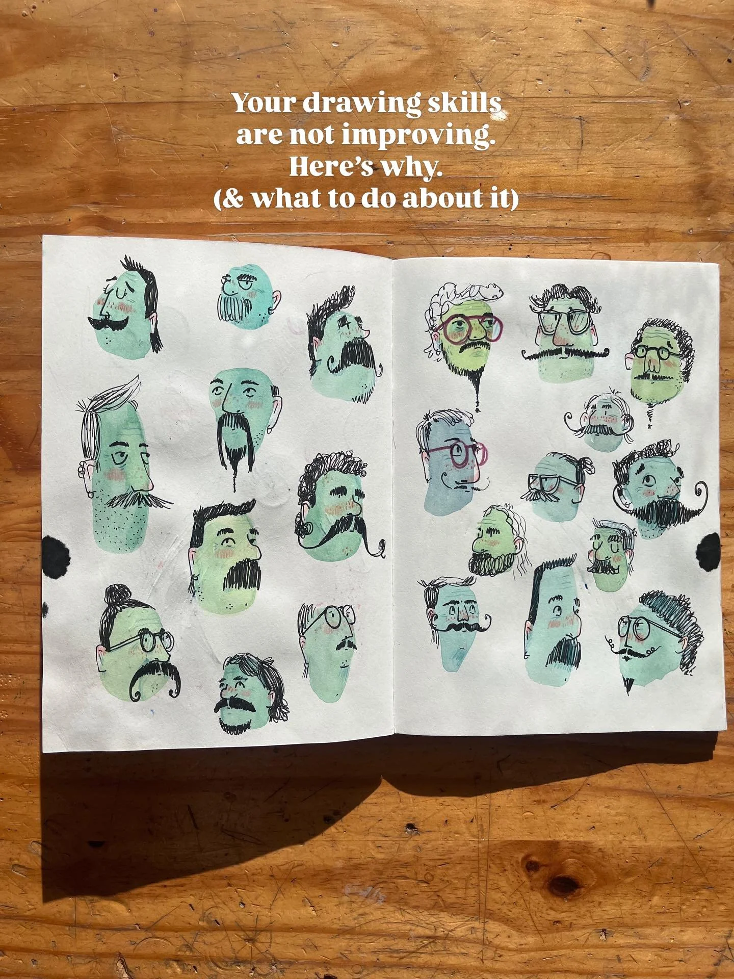 Learning to fail constantly is the most important skill for any artist! 

I used to think that once I was finally &ldquo;good&rdquo; at drawing I would love all my art. But it&rsquo;s more about accepting that we will never be perfect and celebrating