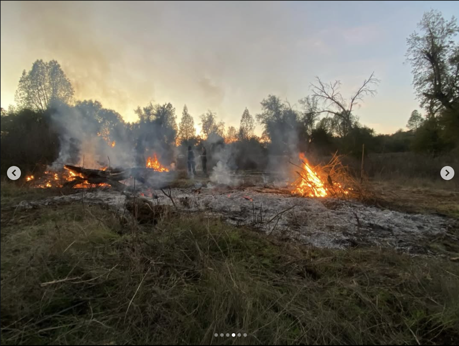 Cultural Burn in Mariposa, CA
