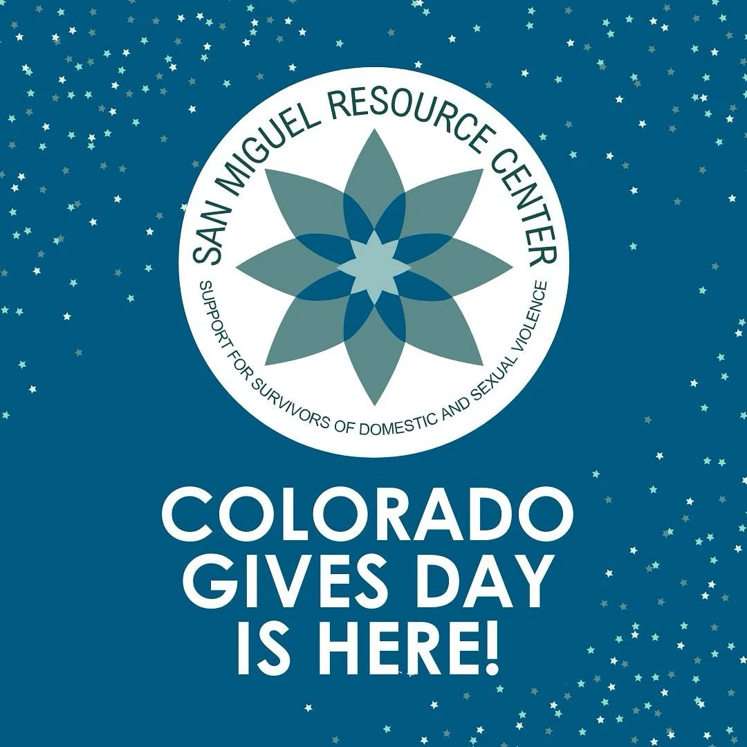 Today&rsquo;s the day! Support survivors of domestic &amp; sexual violence in finding safety and security this holiday season. Please consider donating to our Colorado Gives Day fundraiser through the link in our bio! Whether it&rsquo;s emergency she