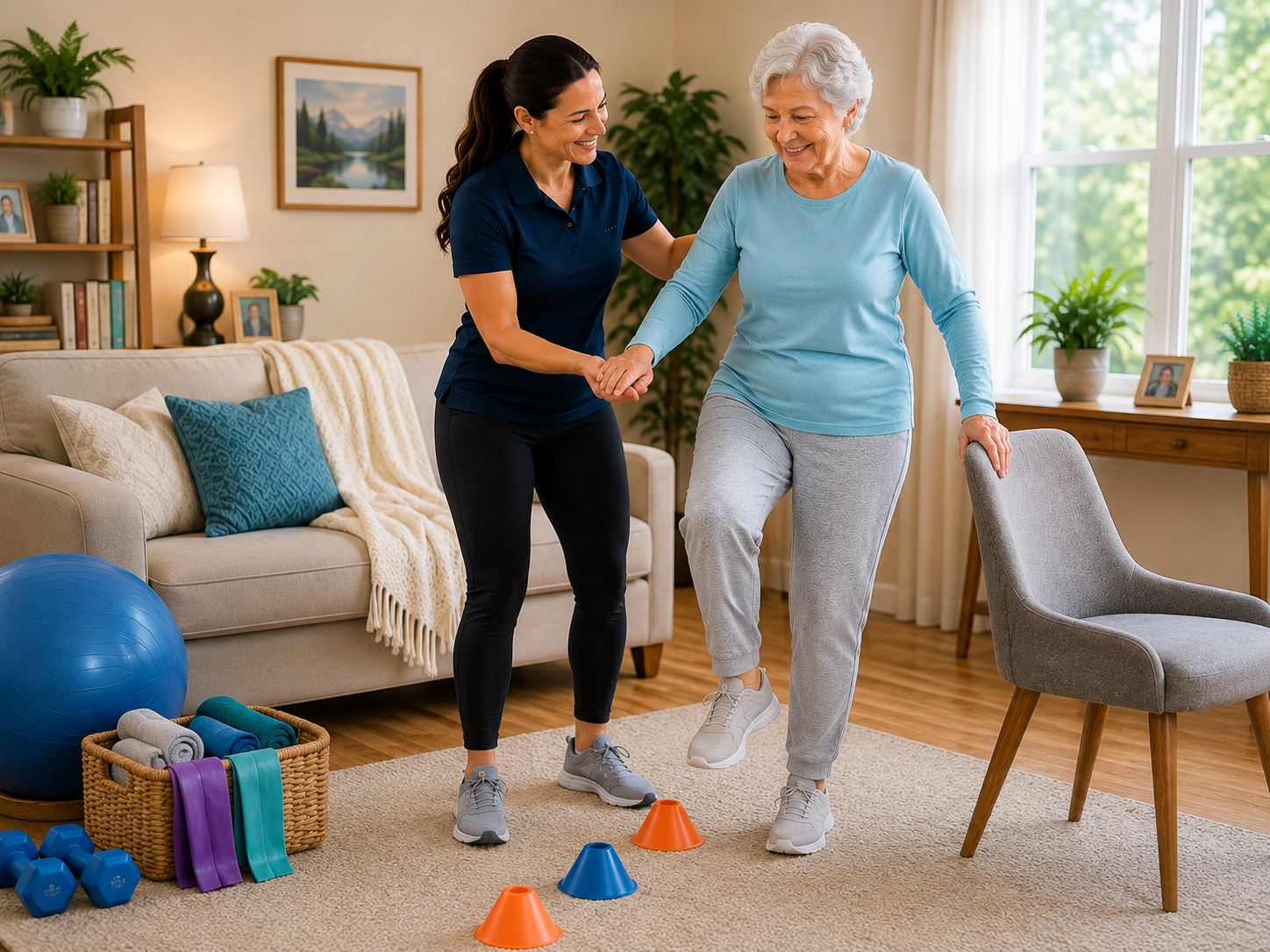 Supportive Home Balance Training
