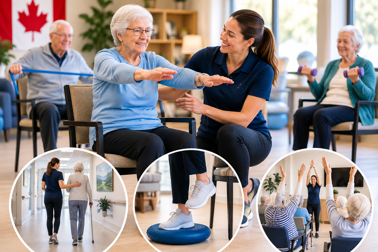 Supportive Senior Fitness Class
