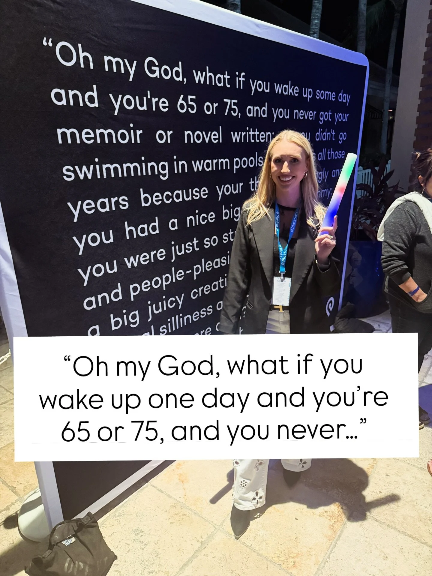 ✨ A little reminder we all need&hellip; ✨

What if one day you wake up and realize you spent years holding back, worried about imperfections, waiting for the &ldquo;right time,&rdquo; or putting everyone else&rsquo;s needs before your own? Anne Lamot