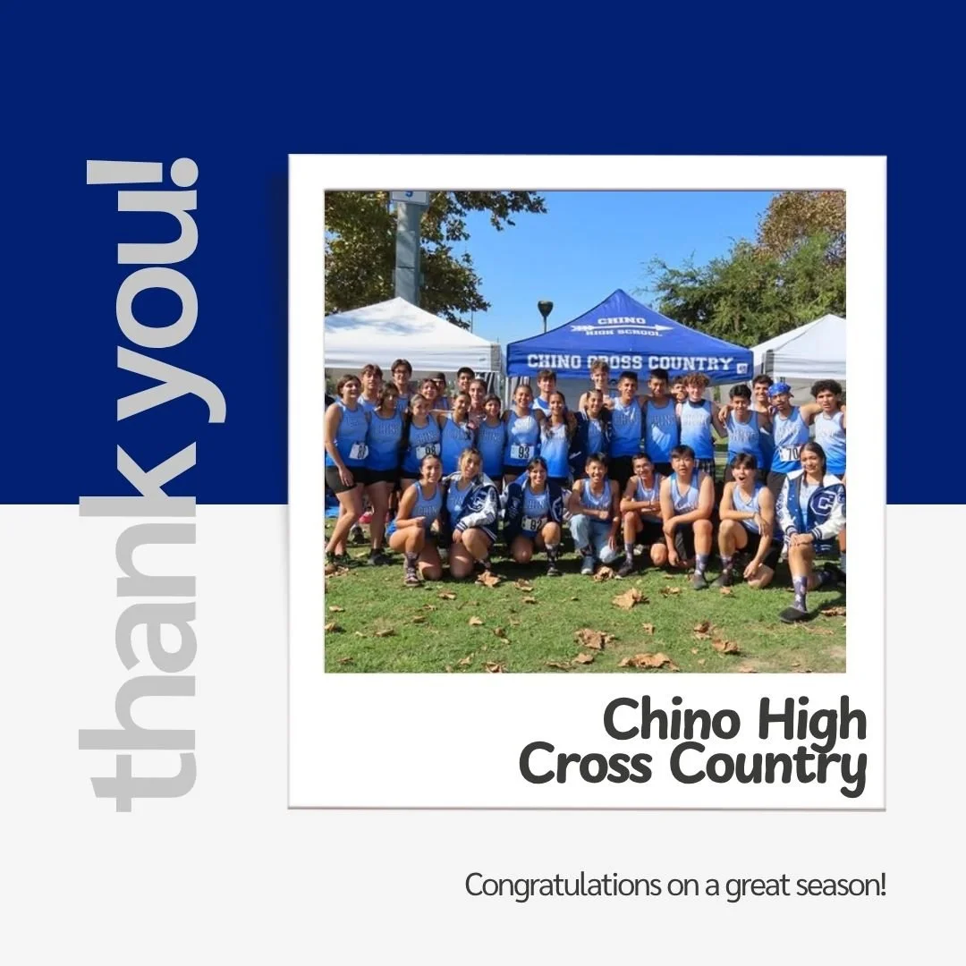 Thank you for an inspiring season! Your commitment, endurance, and drive&mdash;mile after mile&mdash;showed incredible heart and determination. We&rsquo;re proud of the way you supported one another, pushed through challenges, and represented Chino H