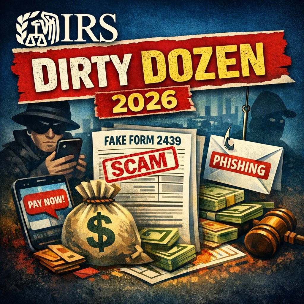 2026 IRS “Dirty Dozen” Tax Scams