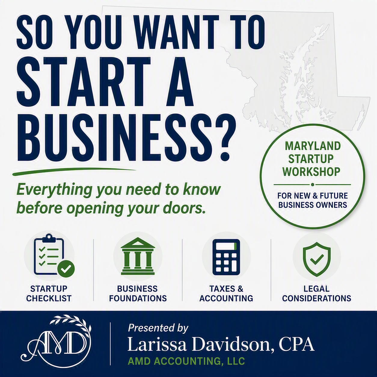 Workshop: So You Want to Start a Business