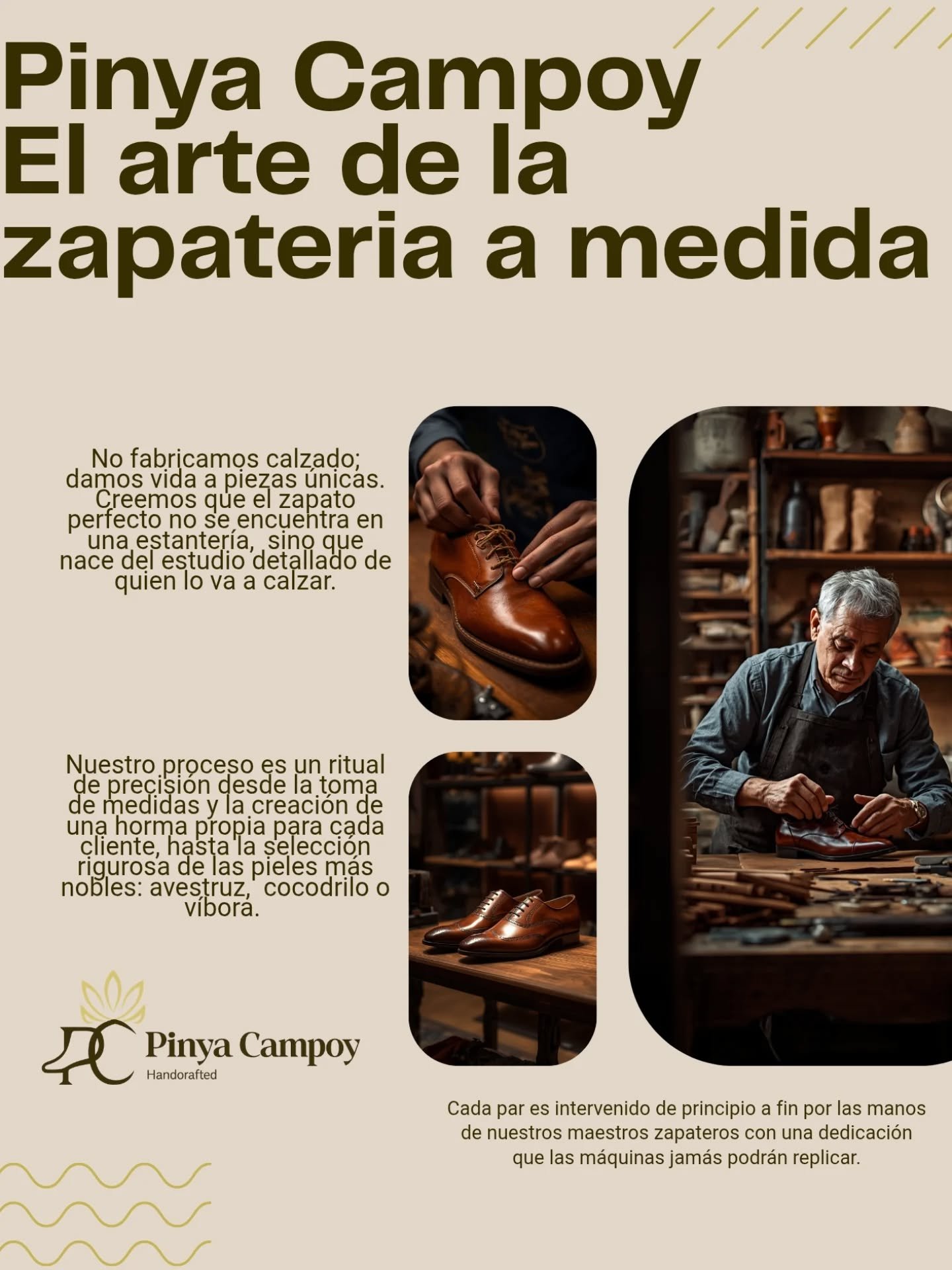 Pinya Campoy &iquest;Qui&eacute;nes somos?
#zapater&iacute;a #handmade #pinyacampoy