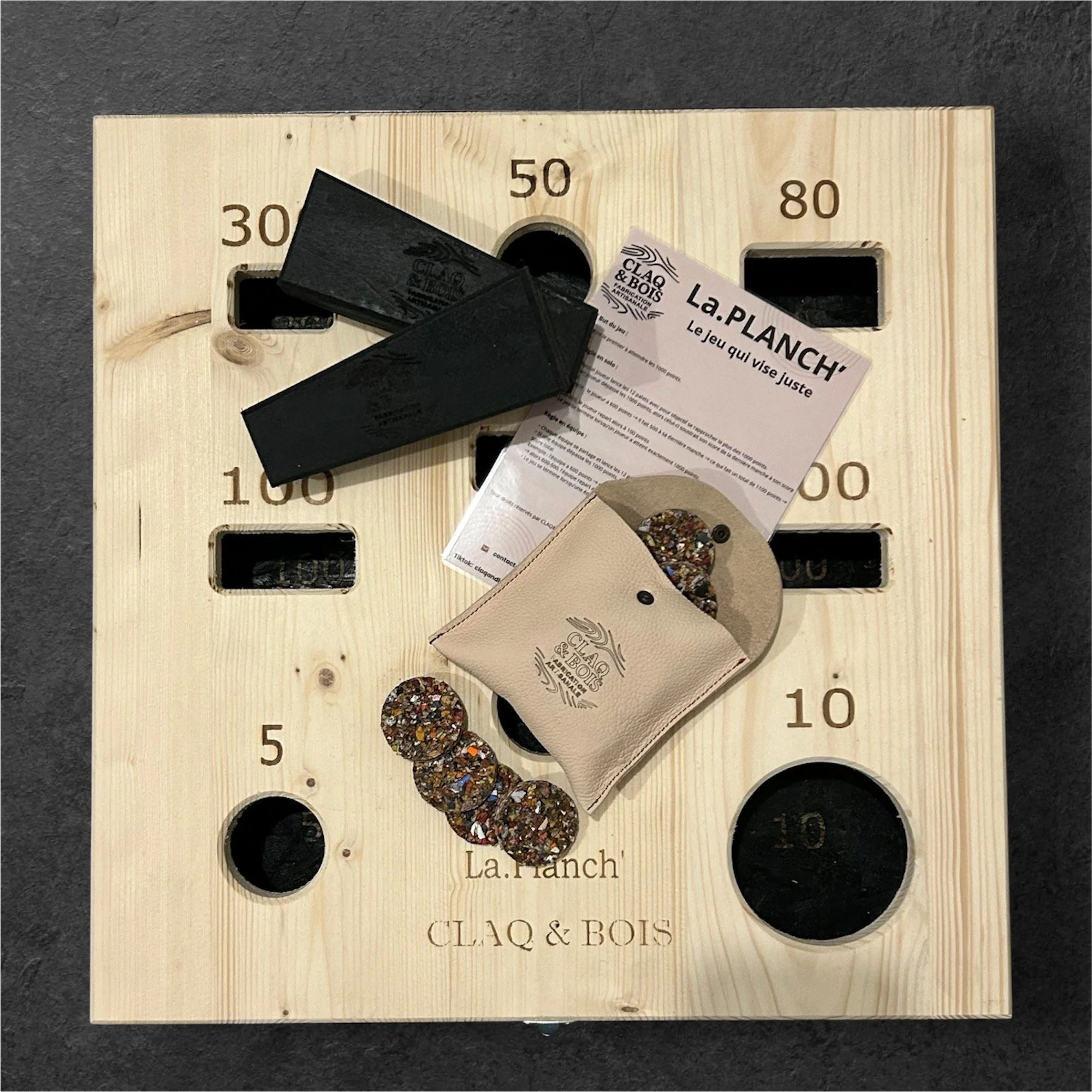 Petit kit La.Planch' + 12 palets cuirs