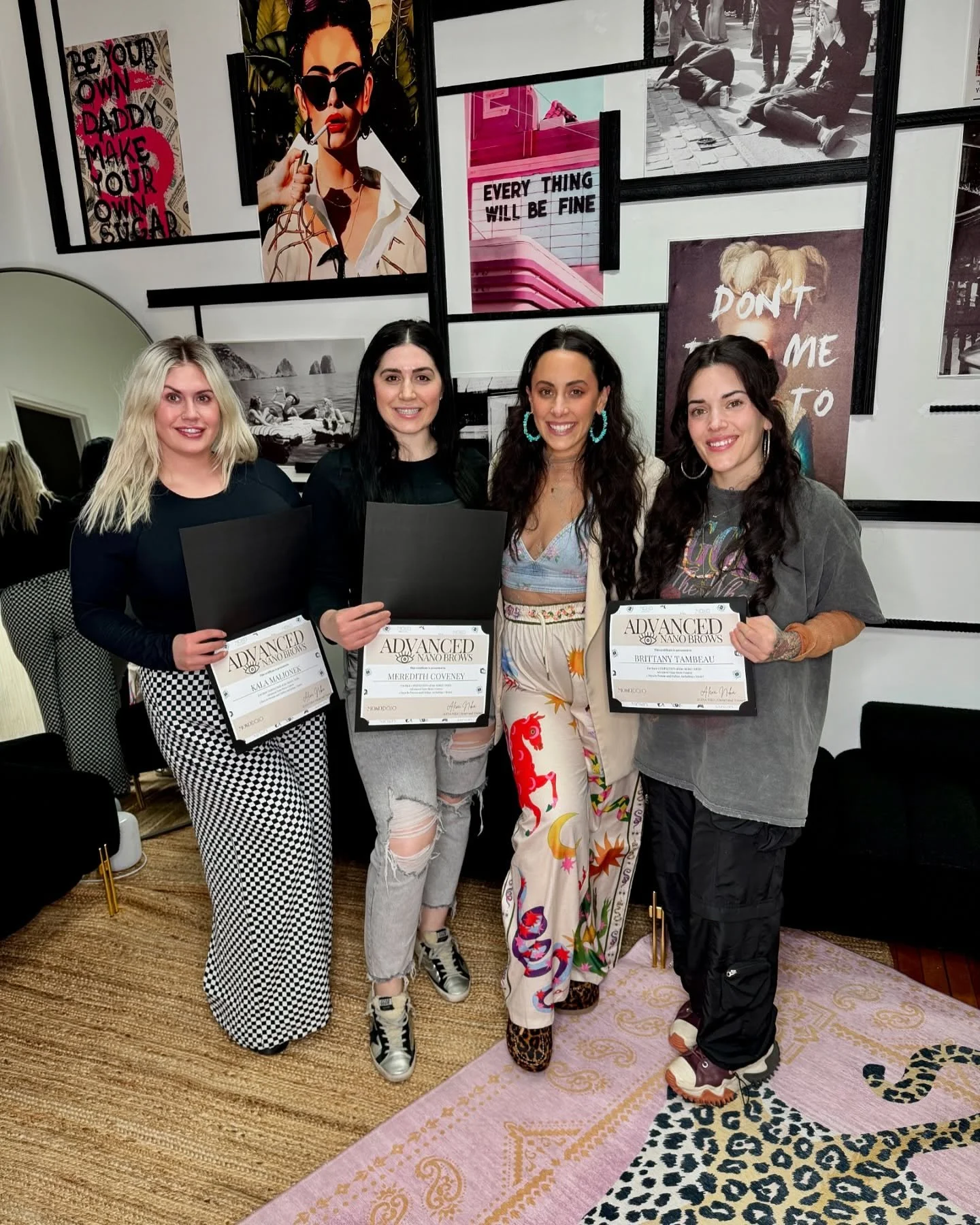 BIG THANKS to Alexa @bostonbrowsociety and her team at @mokobeautystudio for such an unforgetable experience. I feel inspired to create and am so grateful to have learned alongside such cool humans 🖤

Nano Brows on zeee menu ✔️

I did wear shoes&hel
