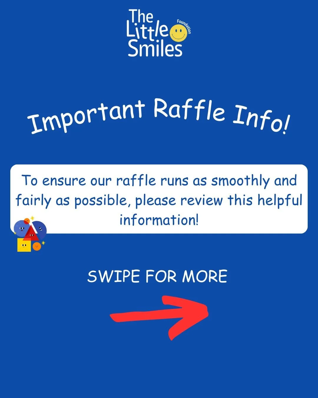 It is important to us that we keep our raffle fun and fair for everyone! Check out these rules before our events so you are ready to win 💛🎟️