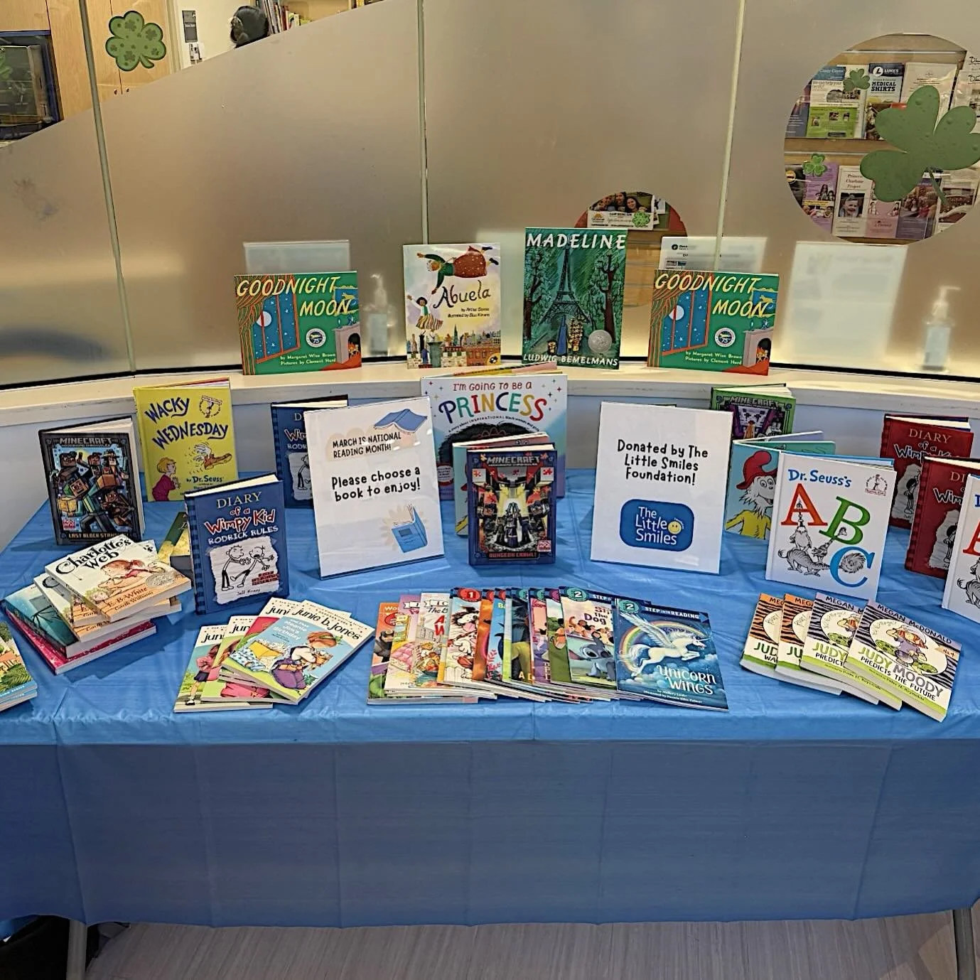 It&rsquo;s National Reading Month! 📚✨ So Little Smiles brought the magic of a book fair straight to the Jimmy Fund at Dana Farber and to the inpatient pediatric units at MGH. We are so grateful to have partnered with Barnes &amp; Noble to make this 