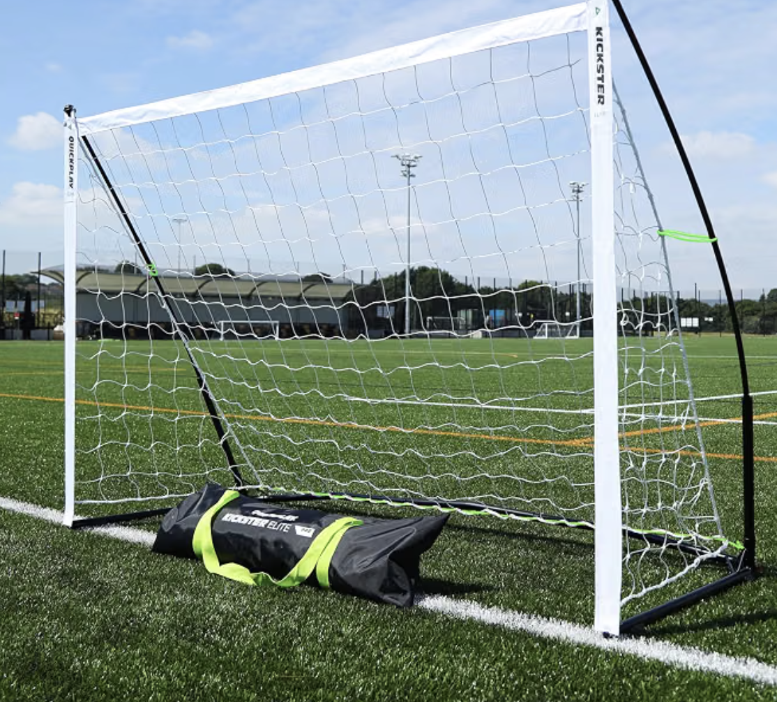 QuickPlay Kickster goals — 6×4

Sized for U6–U8 players. Add a pair to your training for $10 per session.

These goals aren't kept on site. Request them when you book and we'll bring two 6×4 goals to every session you've booked, set up and ready when