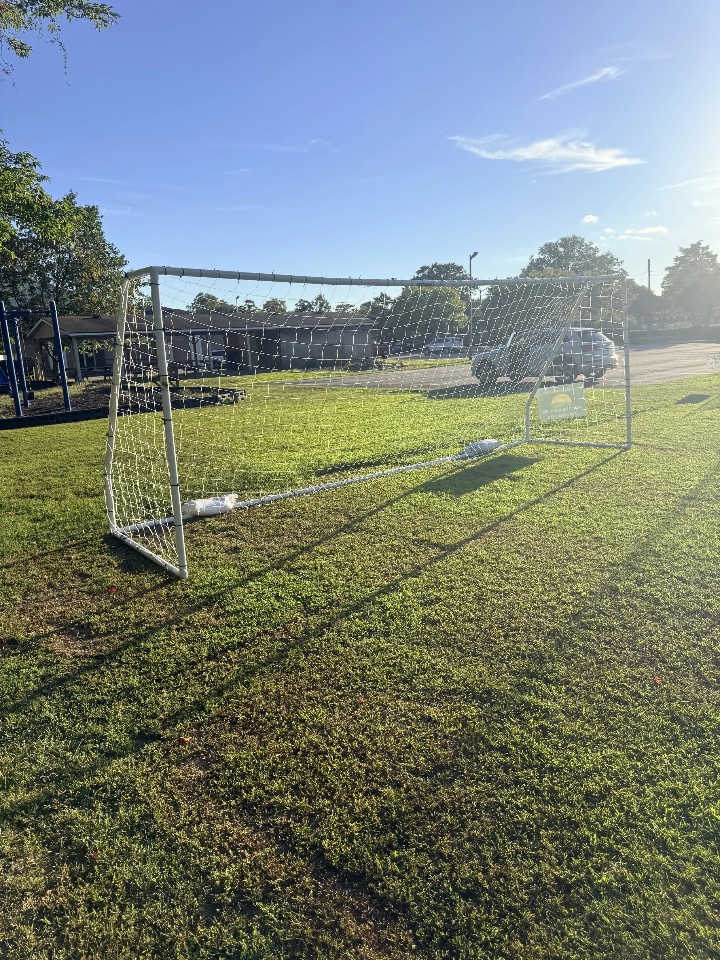21x7 soccer goals on site as well for the younger age groups