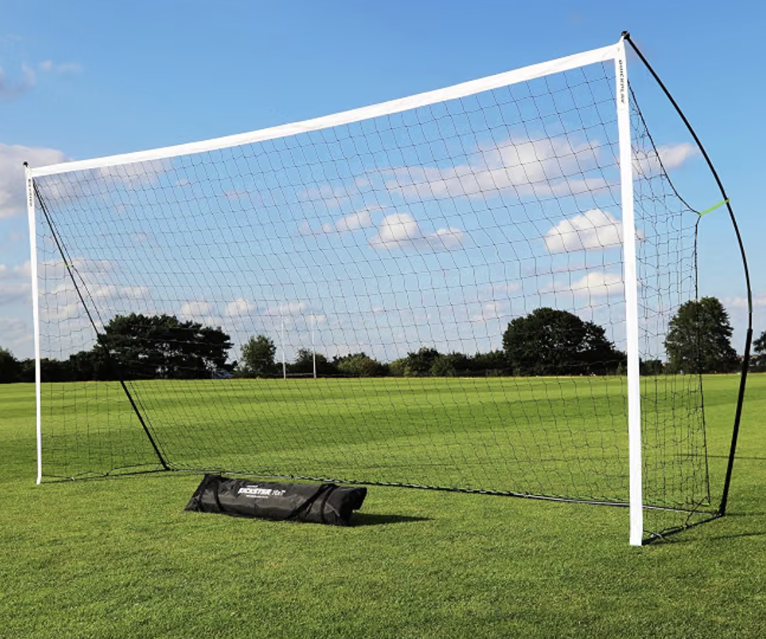 QuickPlay Kickster goals — 12x6

Add a pair to your training for $10 per session.

These goals aren't kept on site. Request them when you book and we'll bring two 12x6 goals to every session you've booked, set up and ready when you arrive.