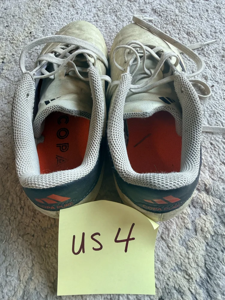Adidas Copa Pure cleats, US 4