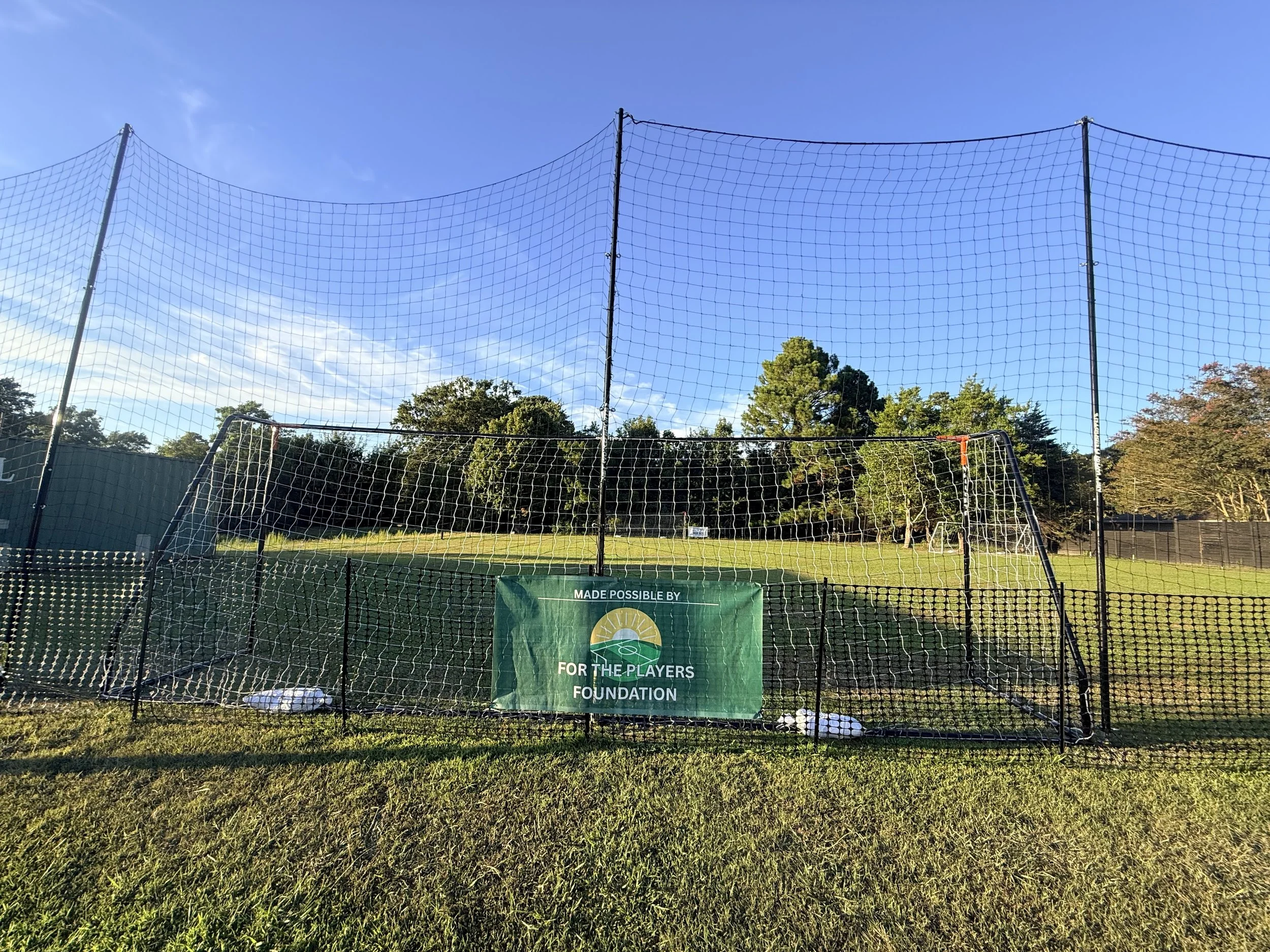 24x8 soccer goal with backstop netting