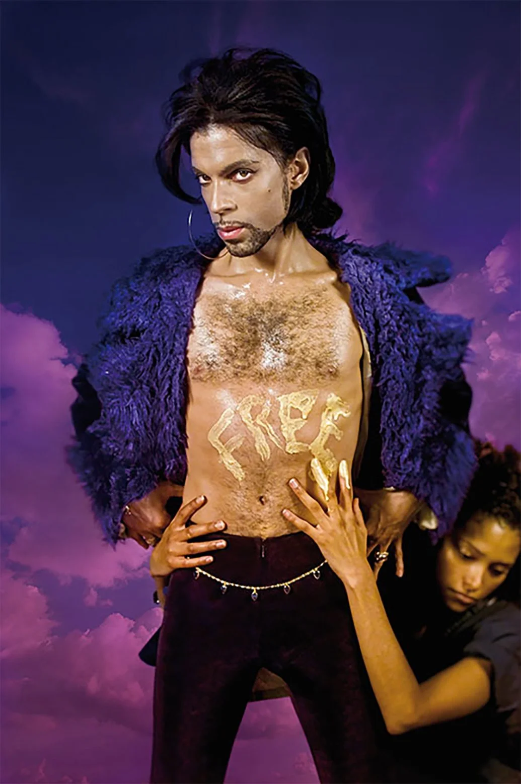 Prince with purple background
