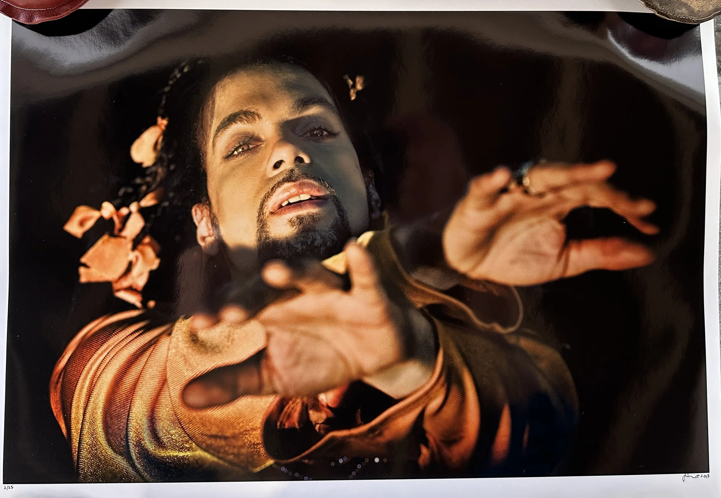 Prince and his hands