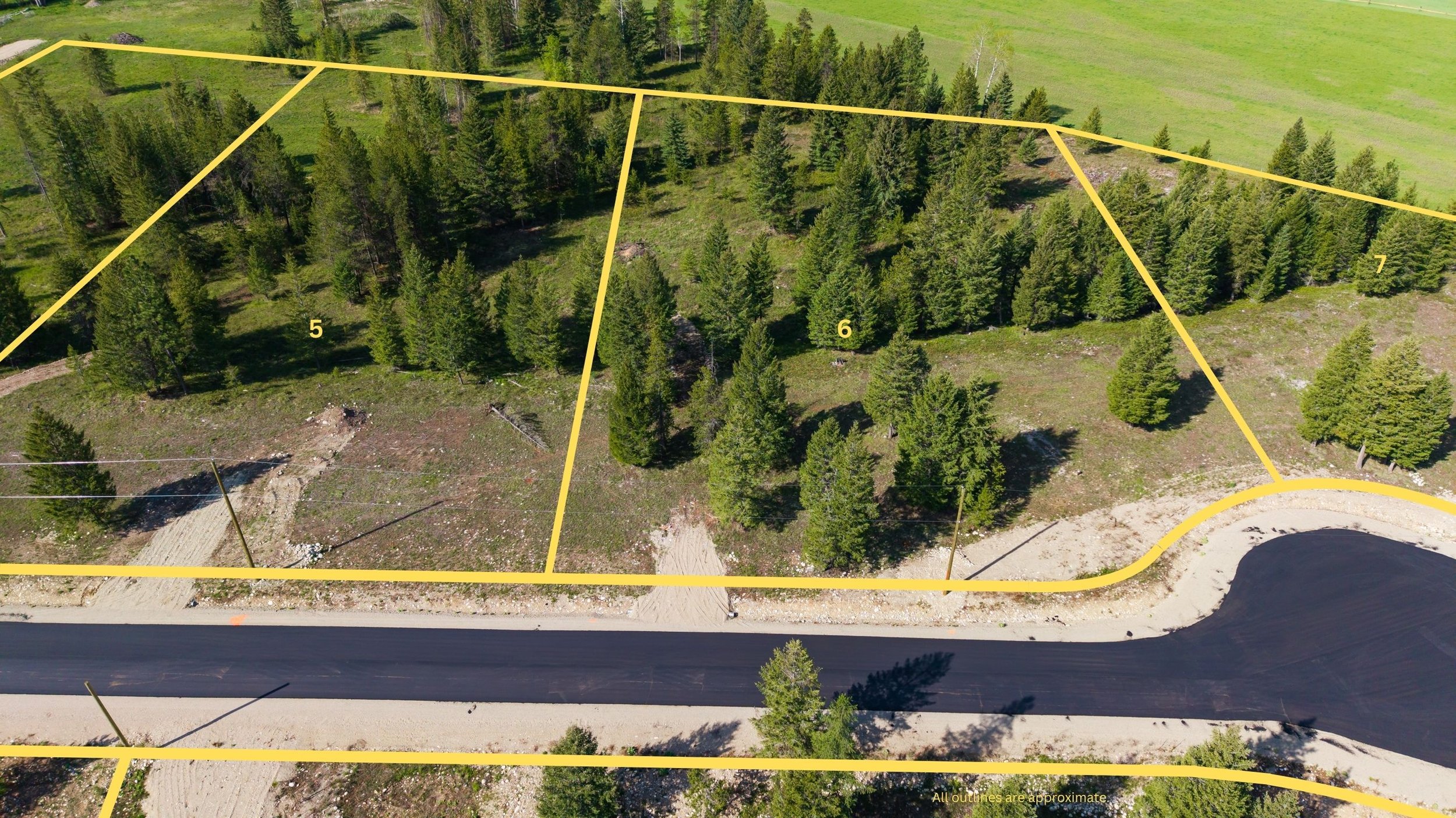 Lot 6 in Whitetail Ridge at Beaverdell, British Columbia a new subdivision of small acreages in the Okanagan near Kelowna BC
