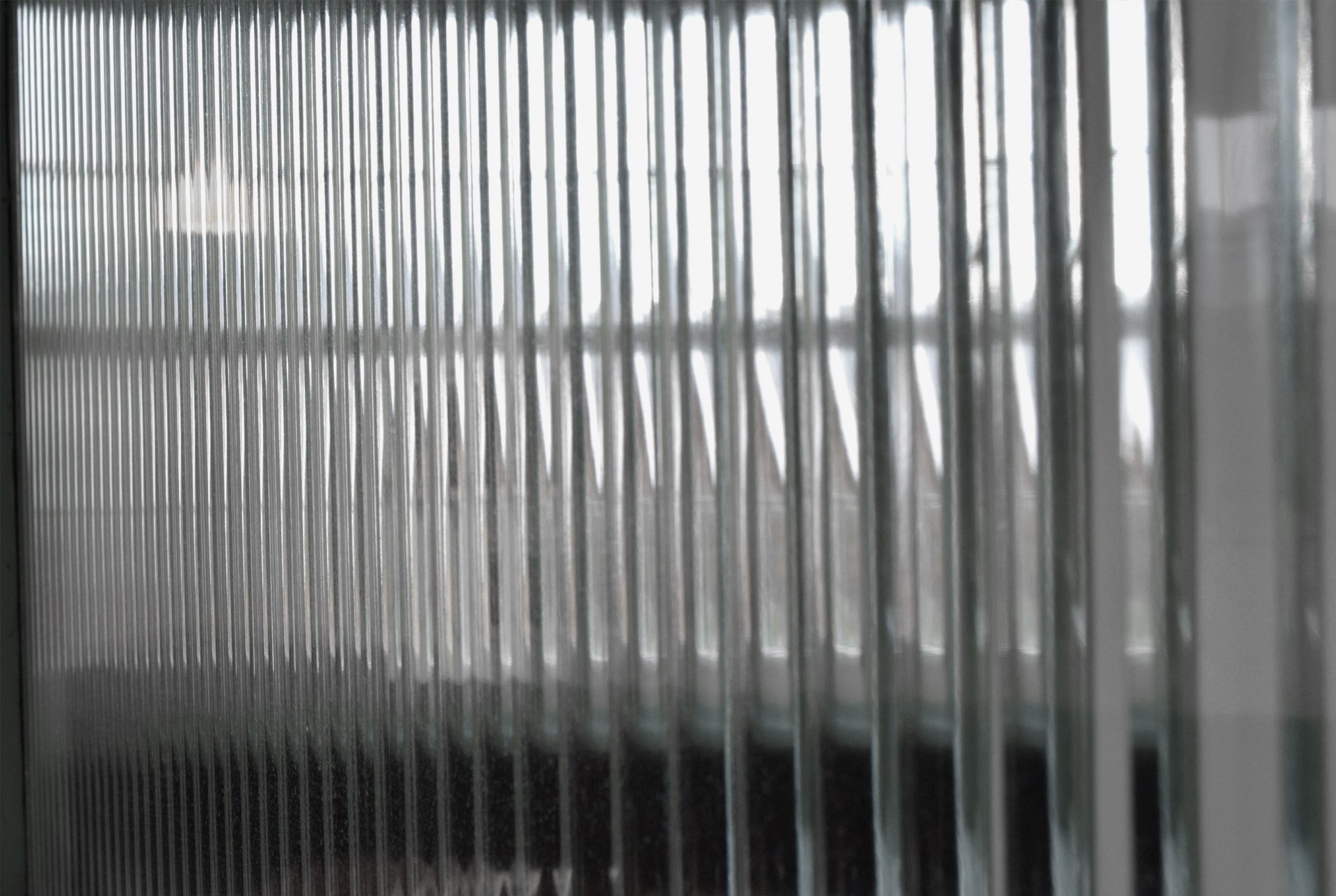Reeded Wintow Film installation