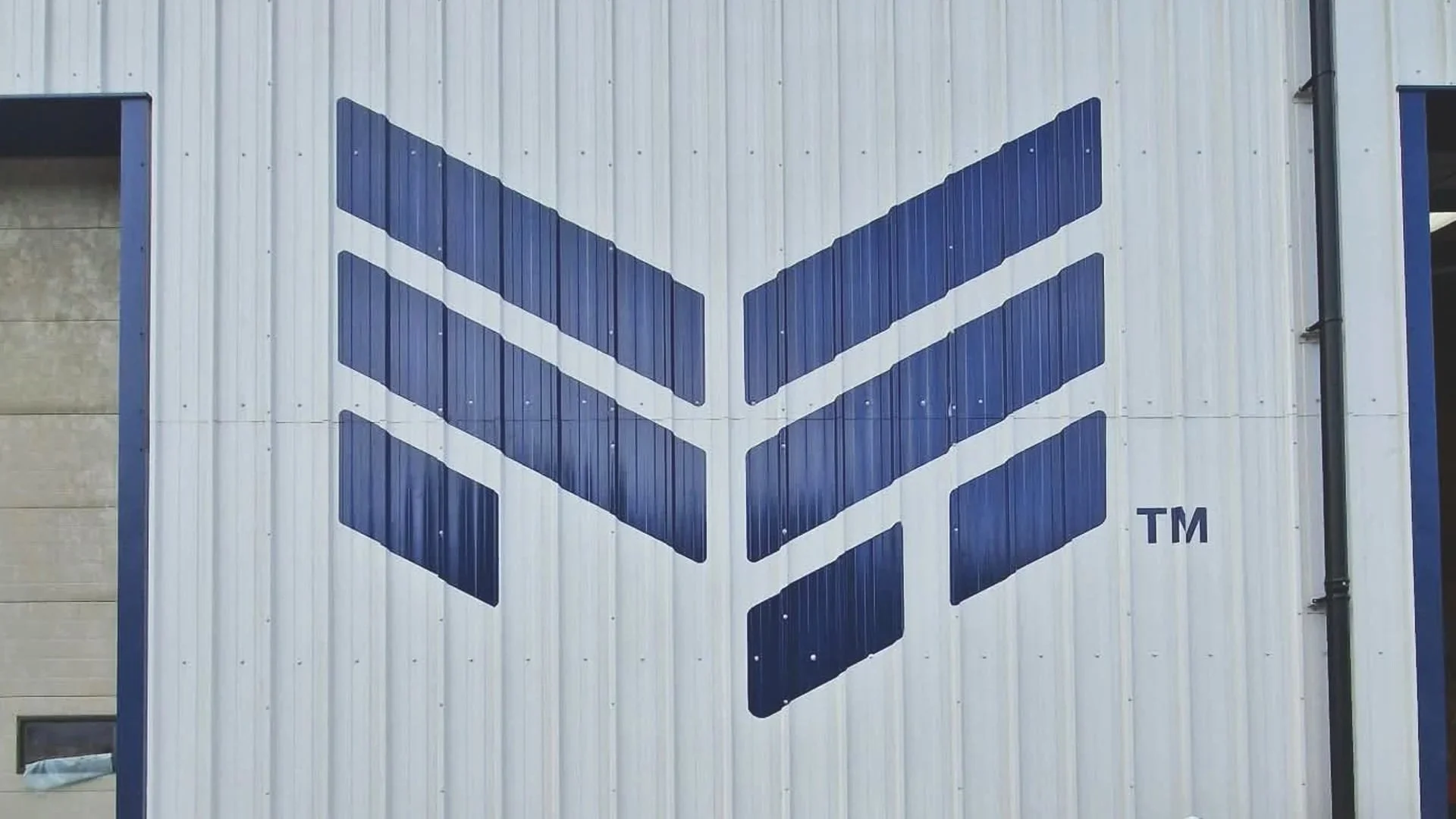 Warehouse Cladding Vinyl Logo Wrap