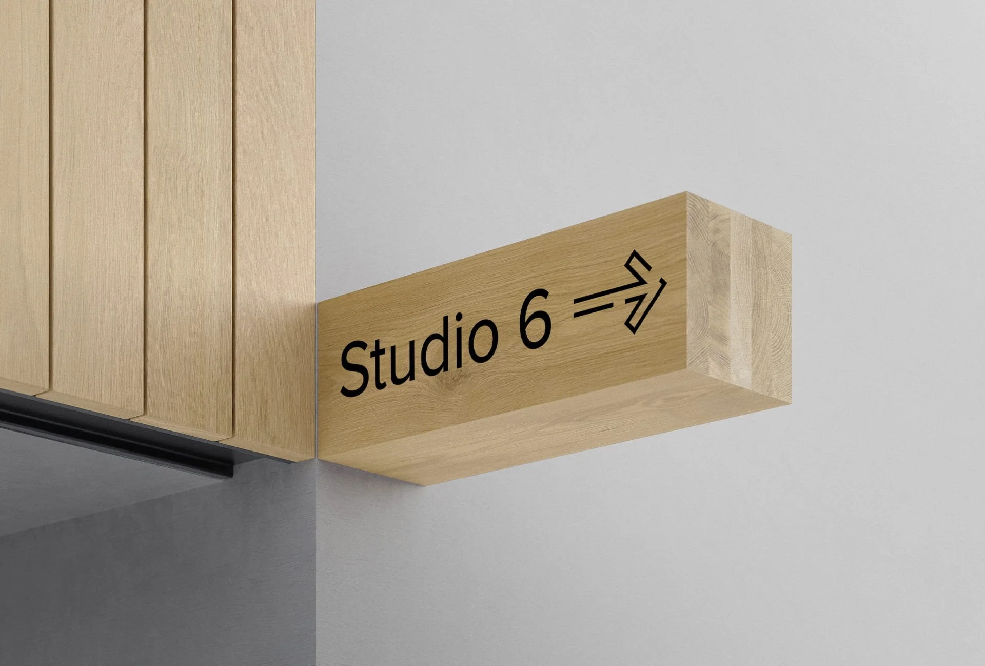 Wooden Projecting Sign