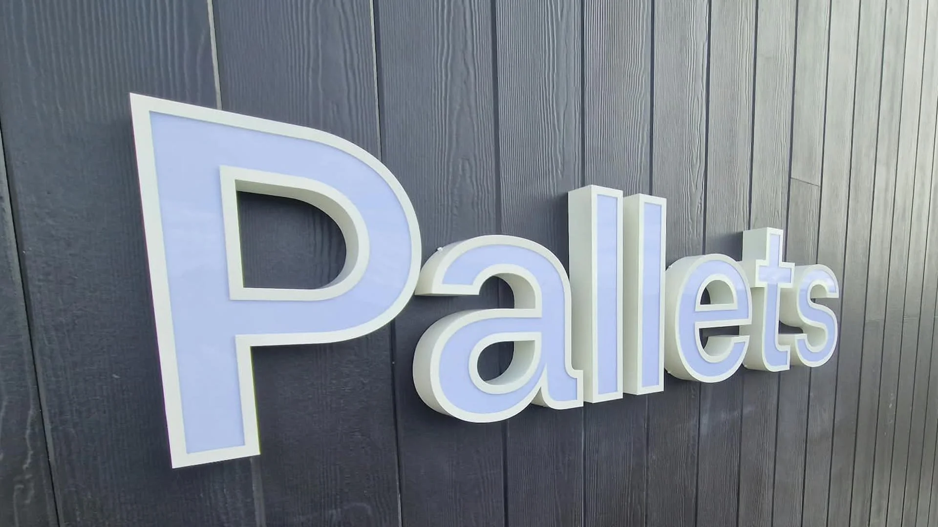 Illuminated Built Up Letter Signs for Warehouses