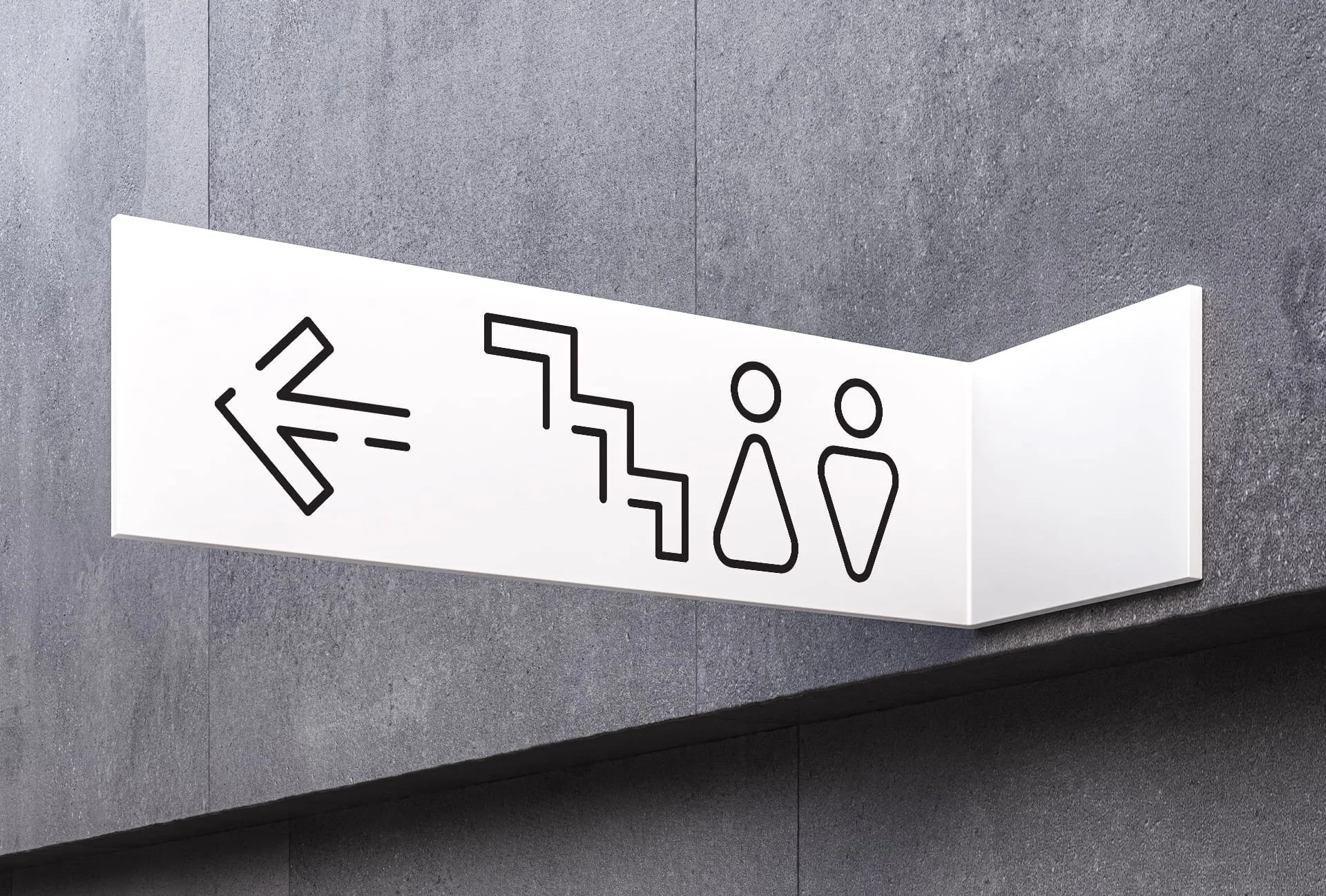 Projecting Flange Sign