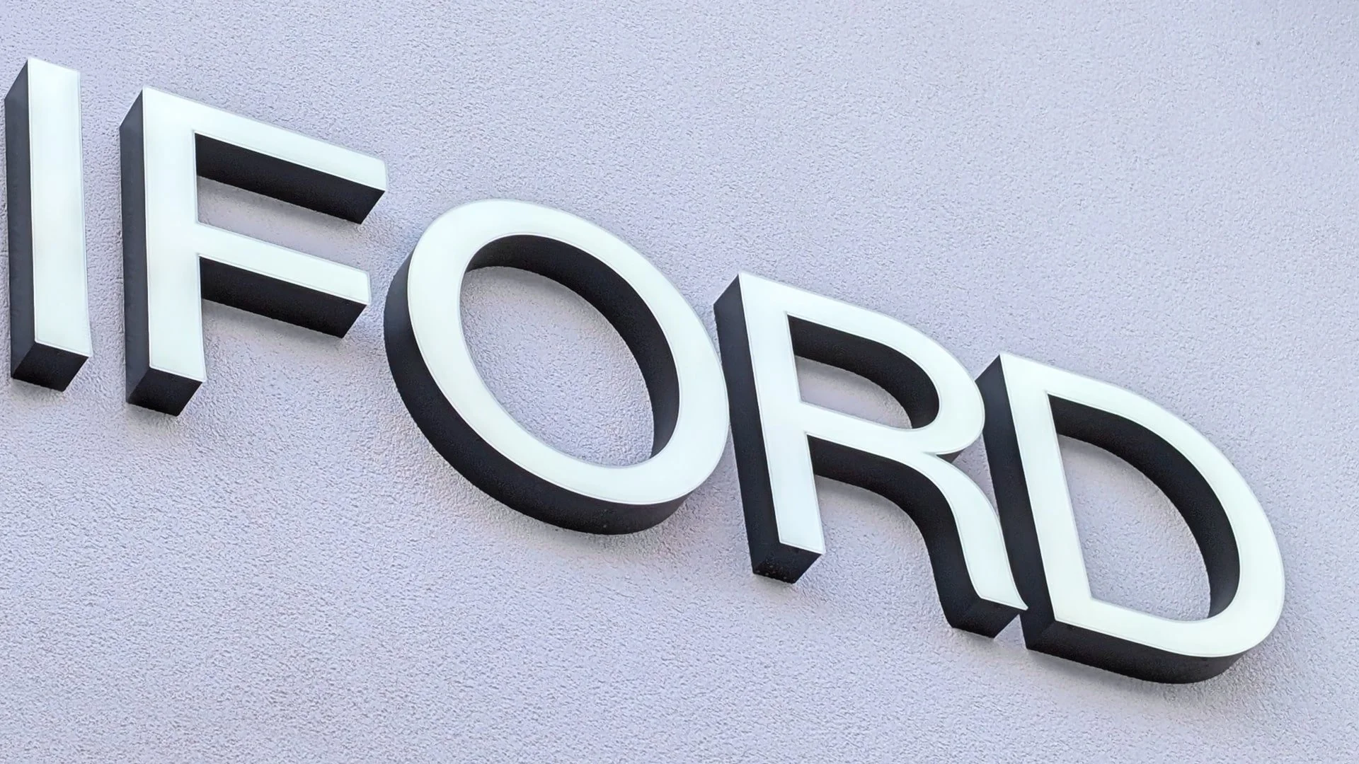 Illuminated Facelit 3D Sign Letters