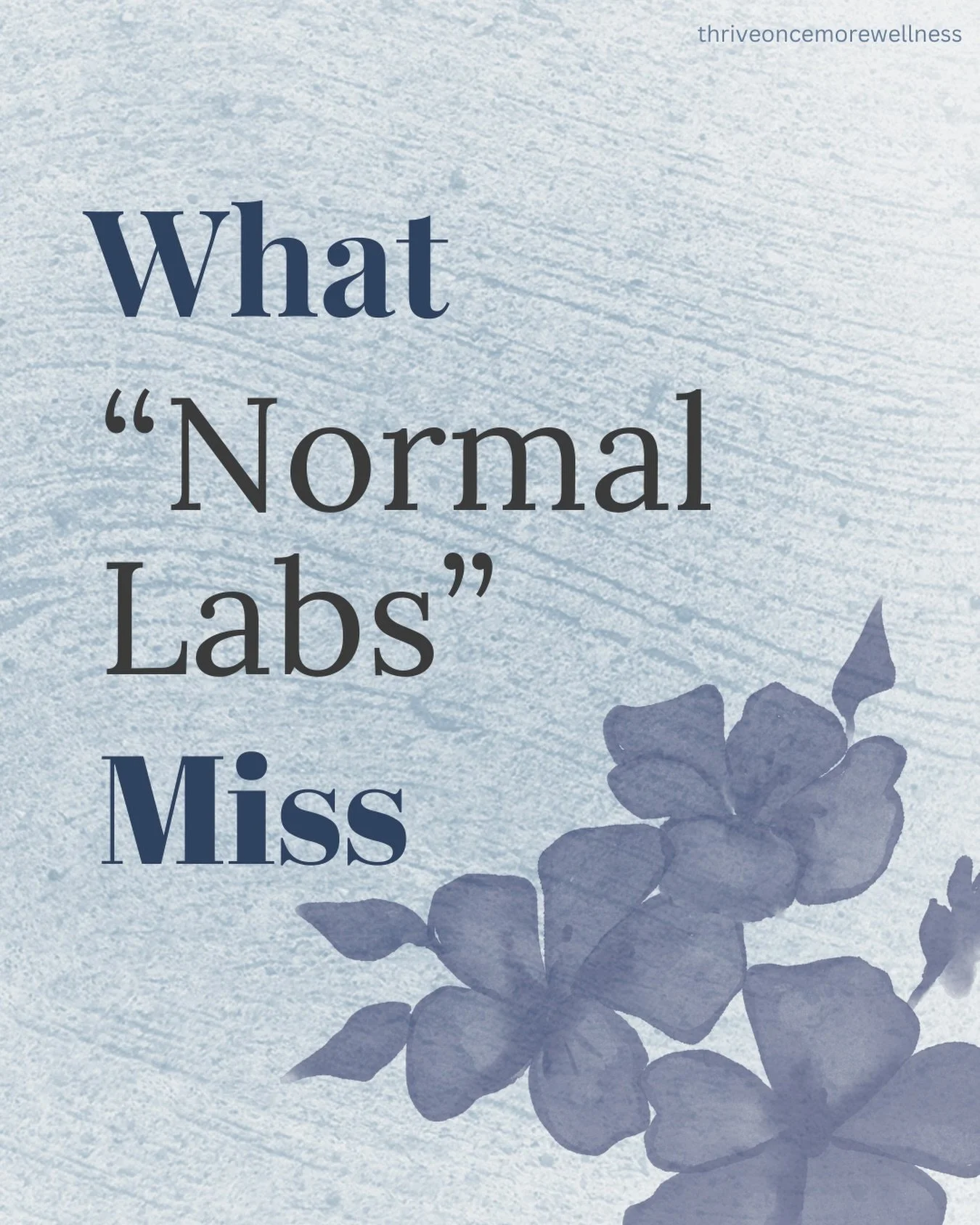 Many women are told their labs are &ldquo;normal,&rdquo; yet their hair continues to thin, shed, or change.

The problem is that normal means you fall within a broad reference range. It does not mean your body, hormones, or hair follicles are functio