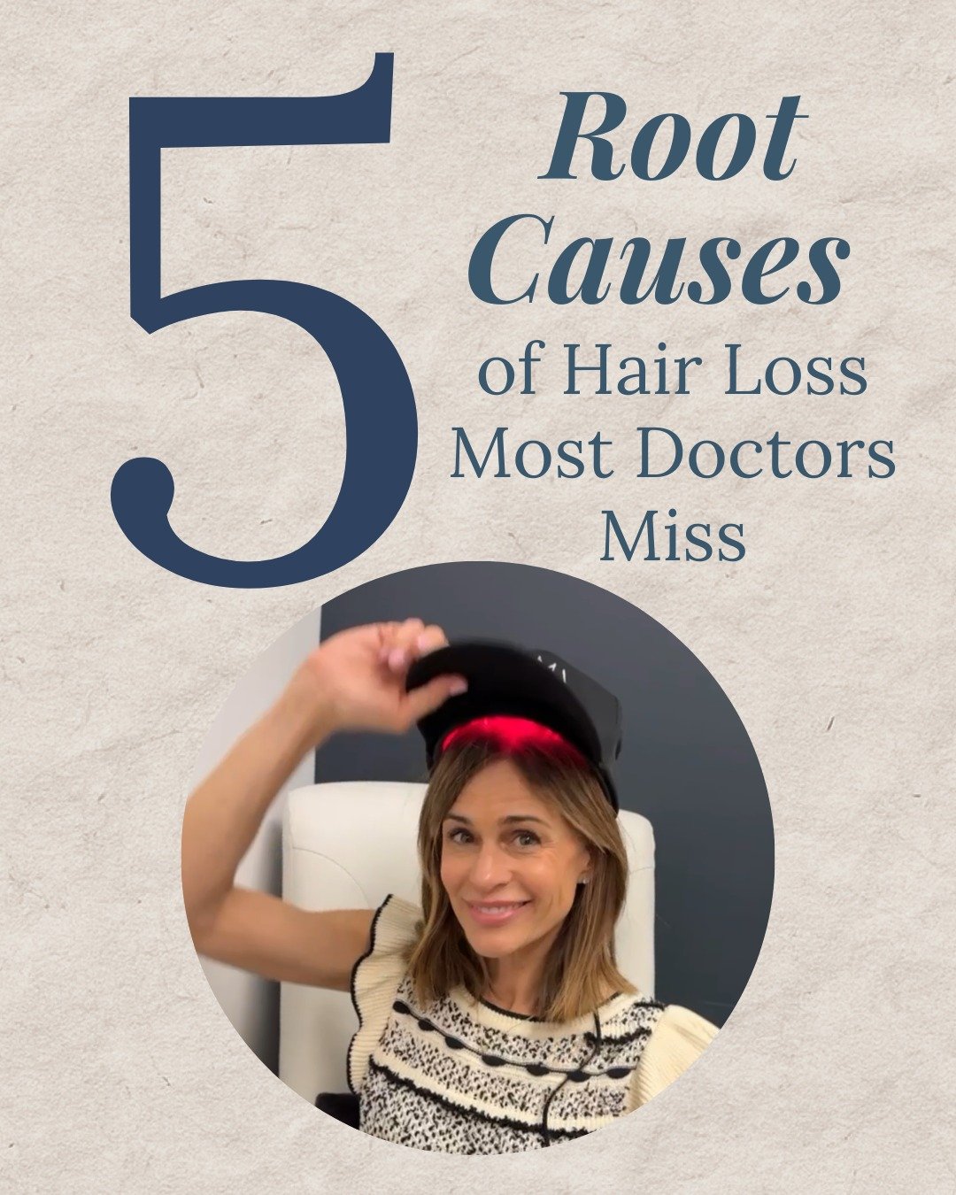 Hair loss can feel frustrating, disorienting, and downright scary. And if you&rsquo;re a woman over 40, chances are you&rsquo;ve been told it&rsquo;s just part of getting older. Maybe you&rsquo;ve been offered a shampoo, a supplement, or even worse, 