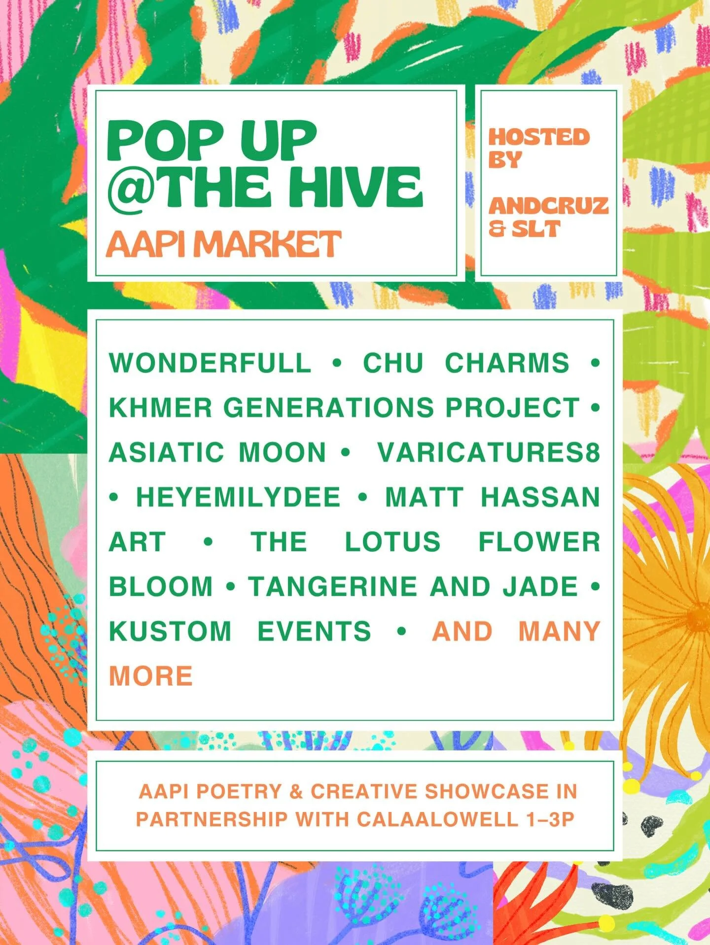 May is almost here, and with it comes a time to honor the stories, flavors, and creativity within the AAPI community. Grateful to be part of a pop-up that brings together so many Asian vendors, each doing their own thing and doing it well.

📍 @hivep