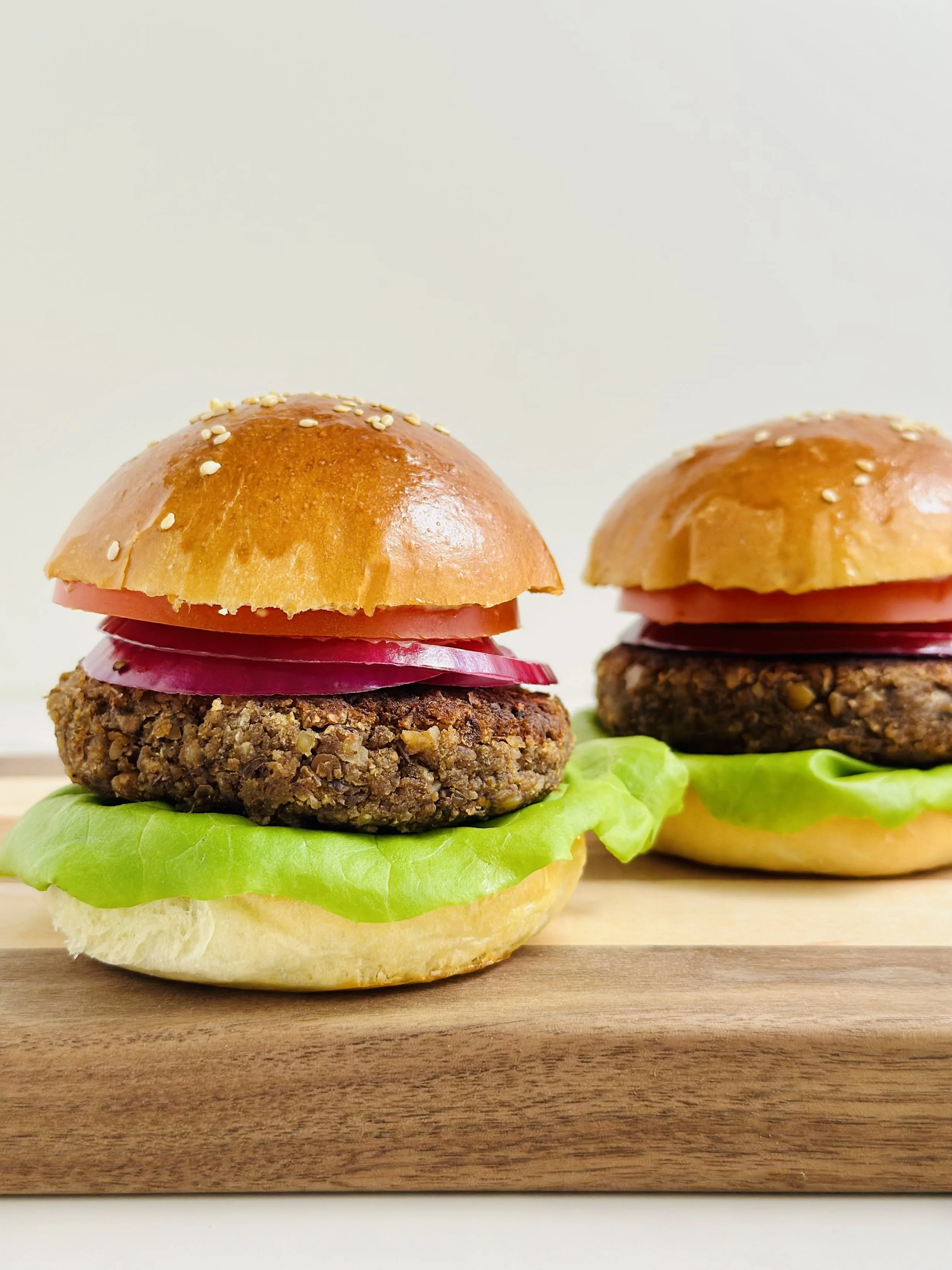 Mushroom Lentil Burger