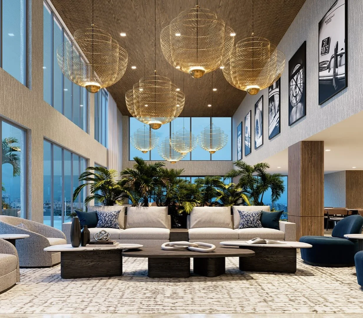 @adrianahoyosdesignstudio just completed this beautiful new project, Shoma Bay! If you want to create a luxurious public space that captivates your guests, DM me &ldquo;LUXURY&rdquo; to learn how! #newdesign