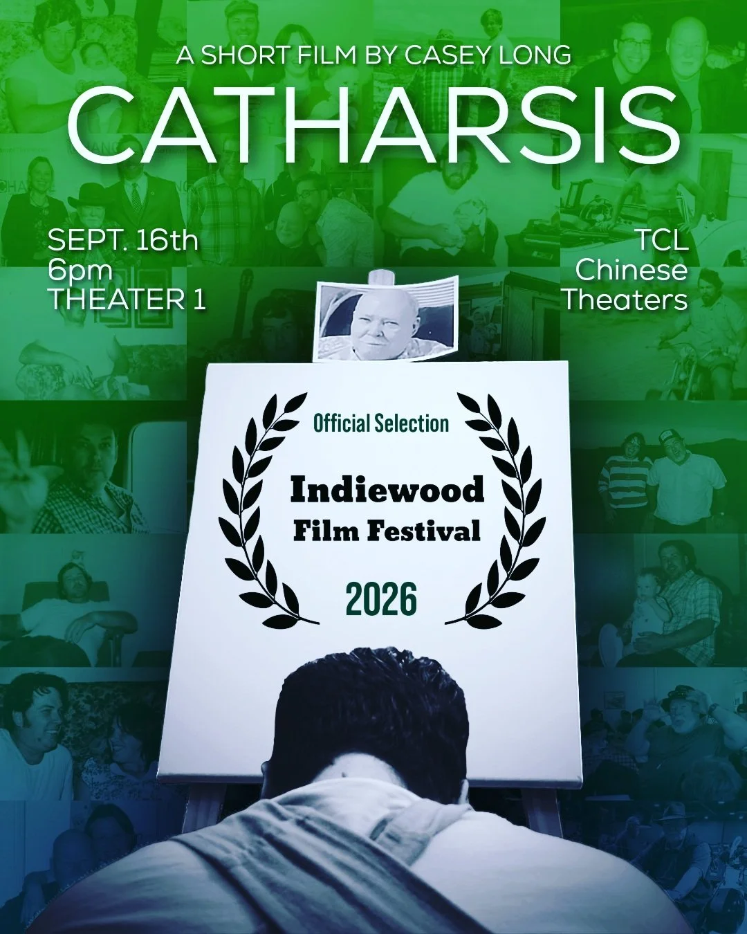 "Catharsis," the short film I made in memory of my dad, has been selected for the Indiewood Film Festival, screening at the TCL Chinese Theater! I'm overwhelmed and honored to see it at such a historic landmark. Message me for ticket info.
